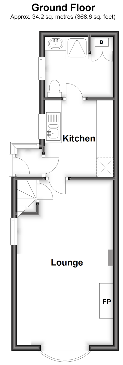 2 bed semidetached house for sale in Buckland Road, Lower Kingswood