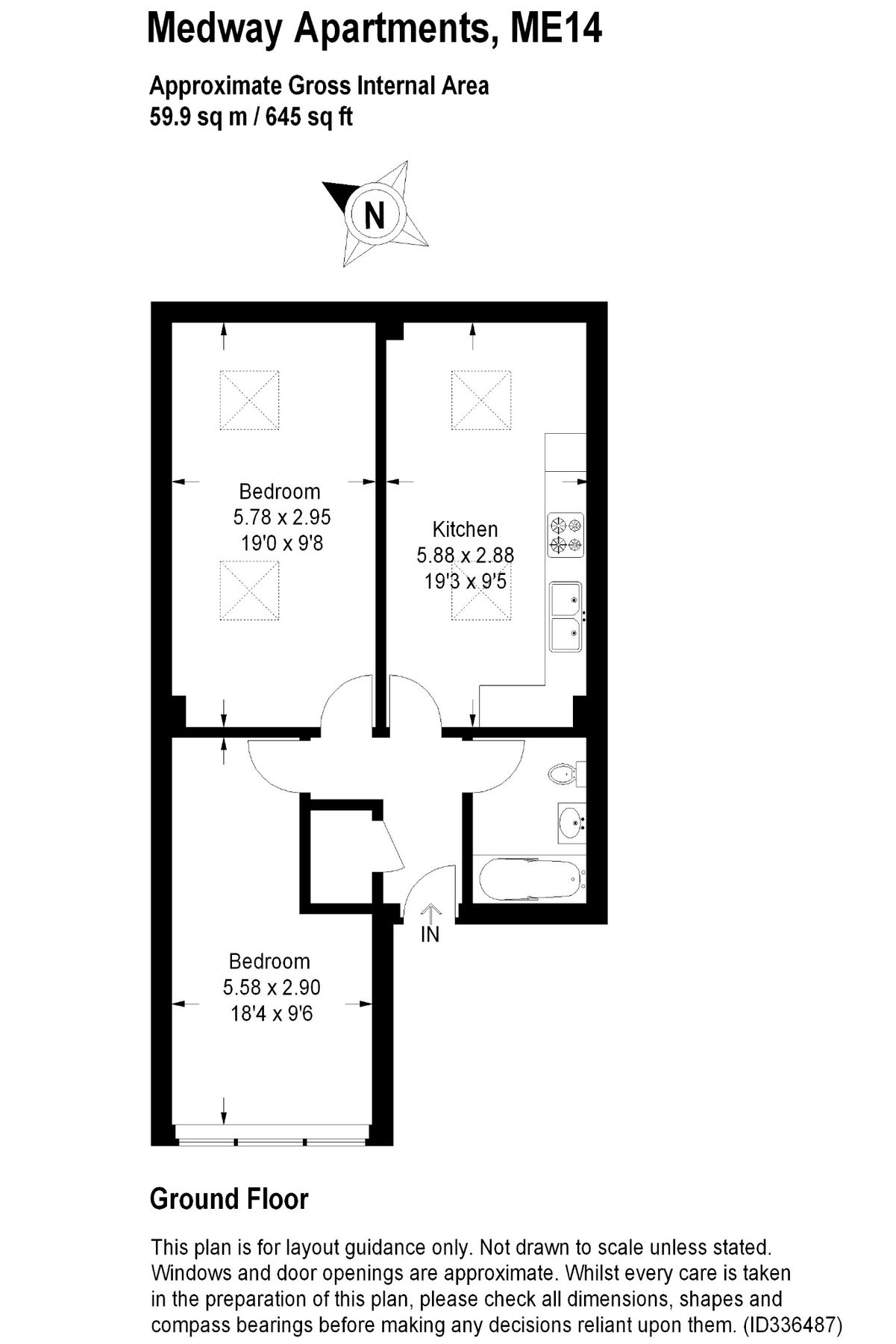 2 bed flat to rent in Medway Street, Maidstone, Kent ME14 Zoopla