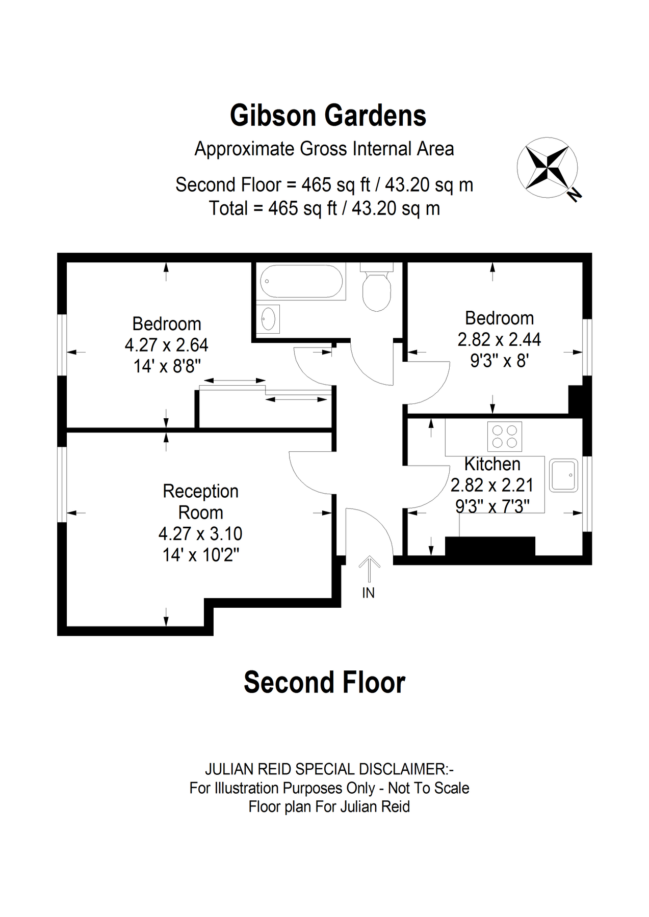 2 bed flat to rent in Gibson Gardens, London N16 Zoopla