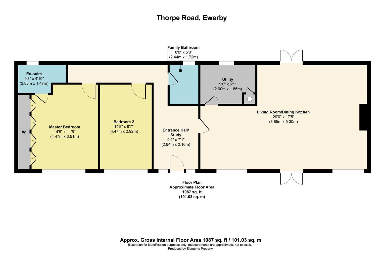 2 bed detached house for sale in Thorpe Road, Ewerby, Sleaford NG34