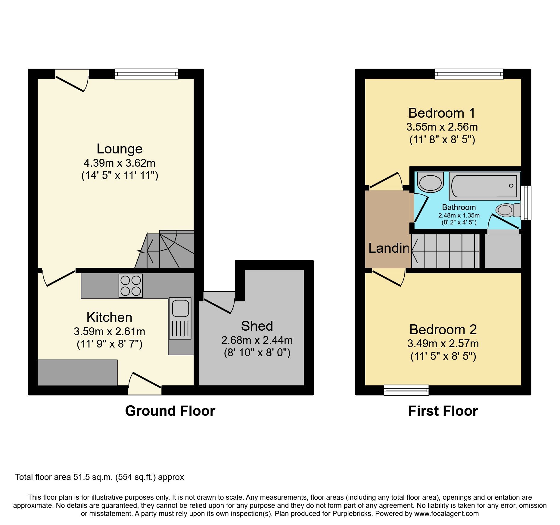 2 bed semidetached house for sale in Trevino Drive, Rushey Mead