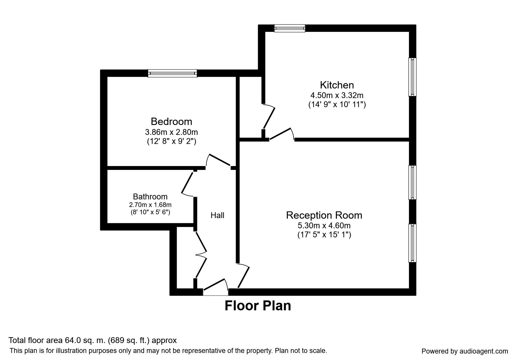 1 bed detached house to rent in Woodlands Corner Lilford Road