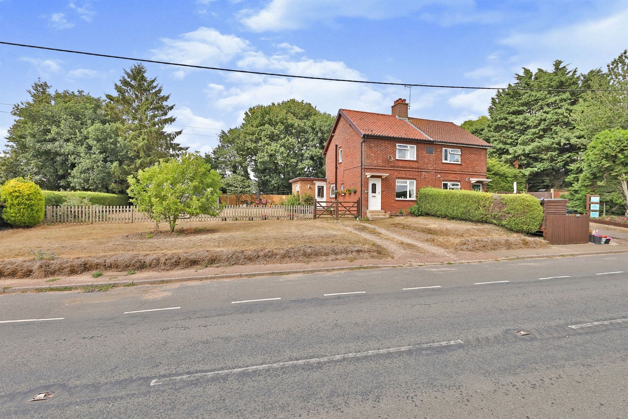 3 bed semidetached house for sale in Council Houses, Litcham, King's