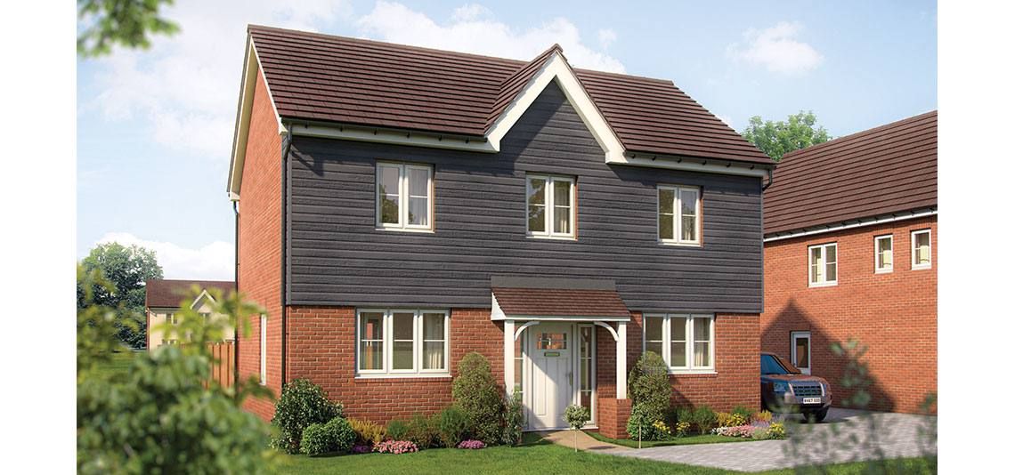 New home, 4 bed detached house for sale in "Chestnut" at Chequer Lane