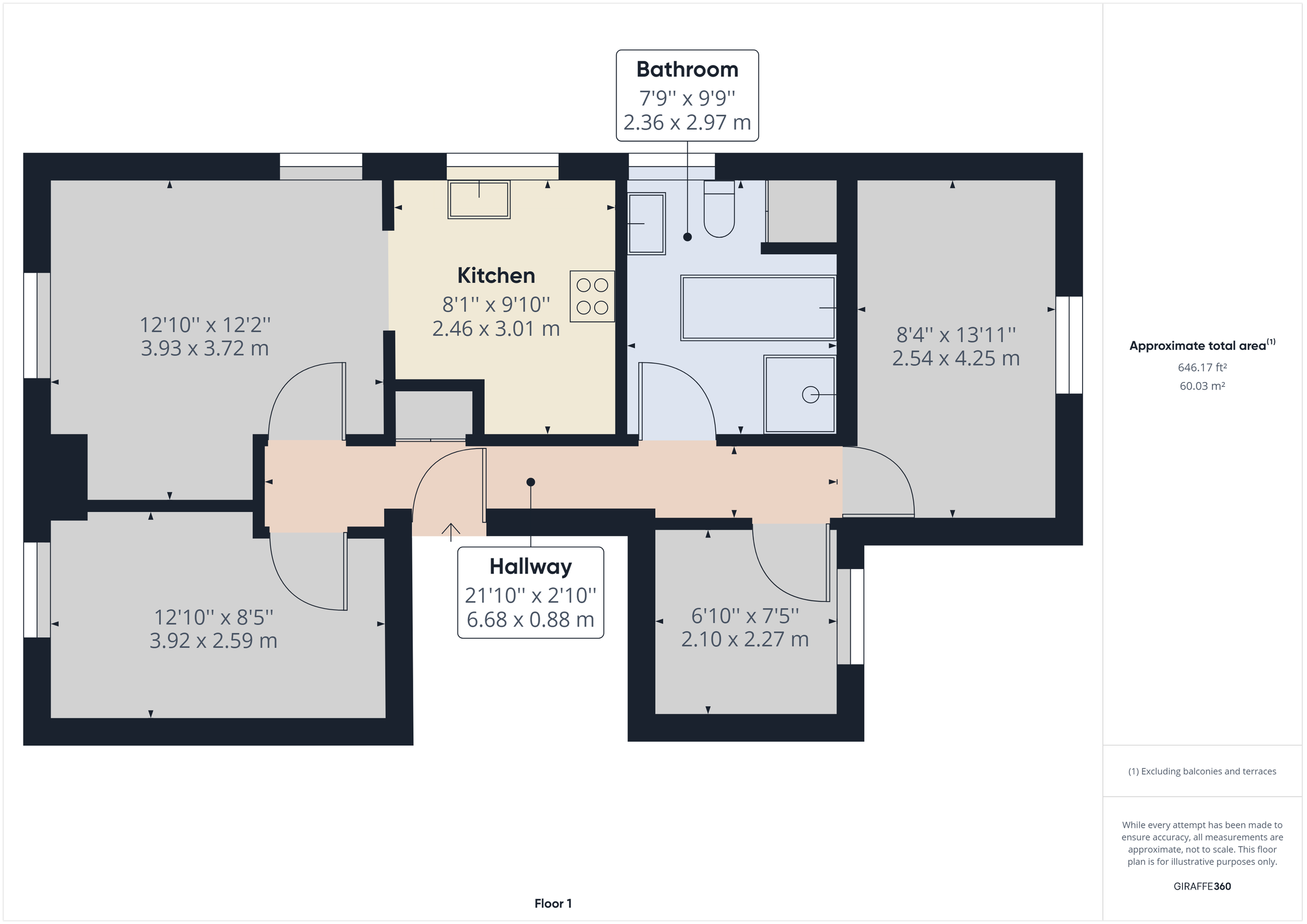 2 bed flat to rent in Queens Road, Tunbridge Wells TN4 Zoopla