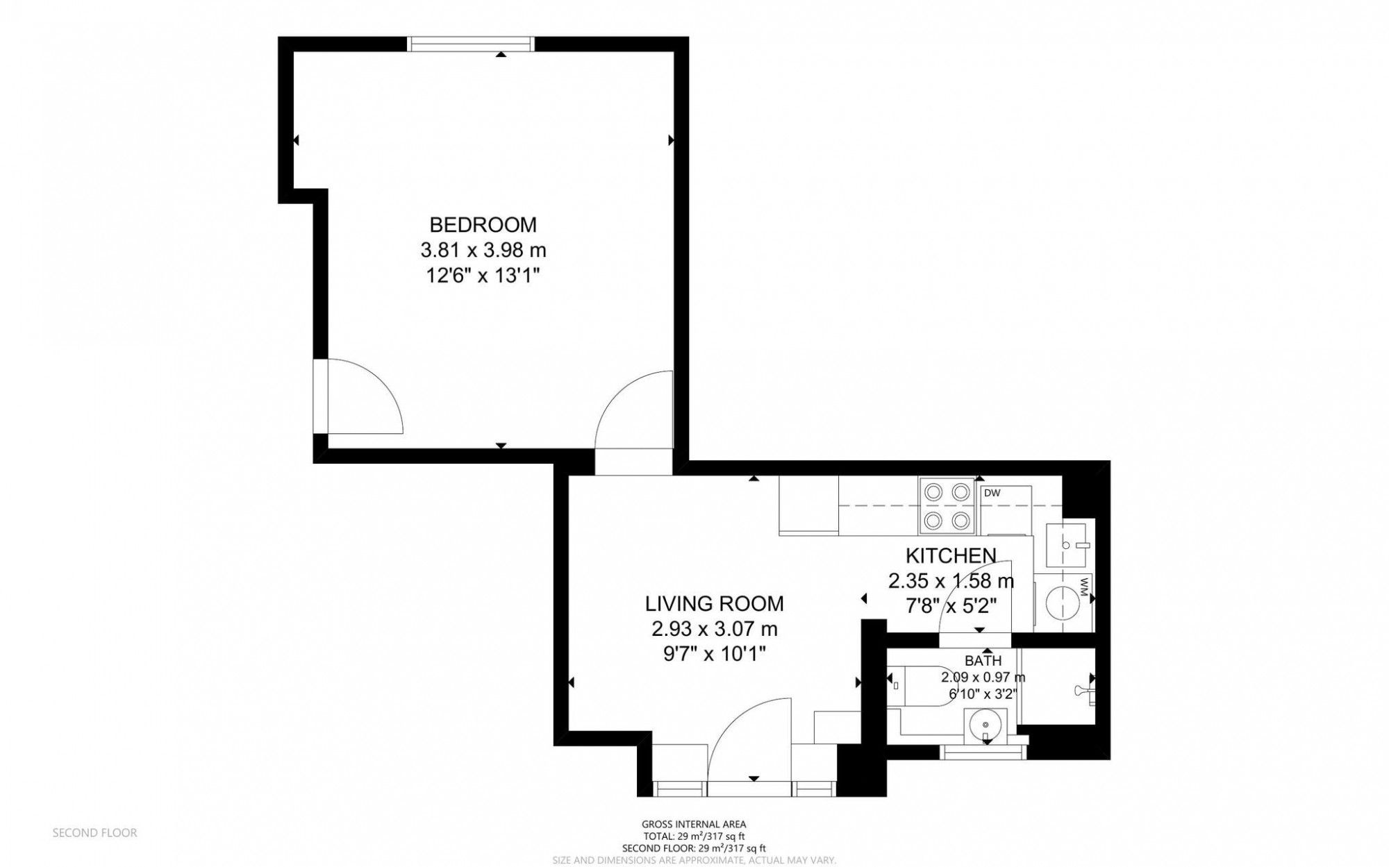1 bed flat to rent in Stanfield House, 1240 Frampton Street, London NW8 Zoopla