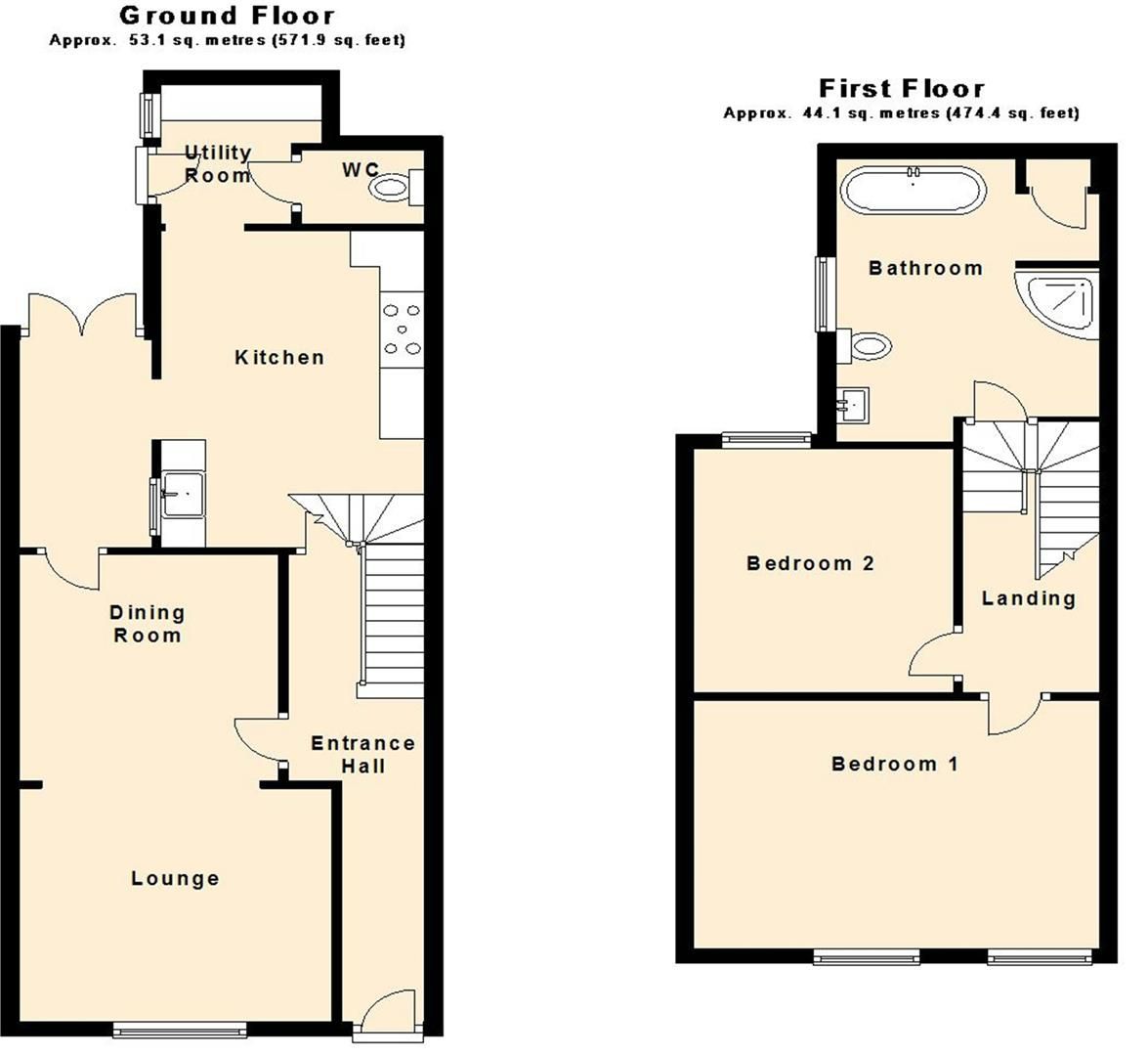 2 bed terraced house for sale in Dock Street, Penarth CF64 Zoopla