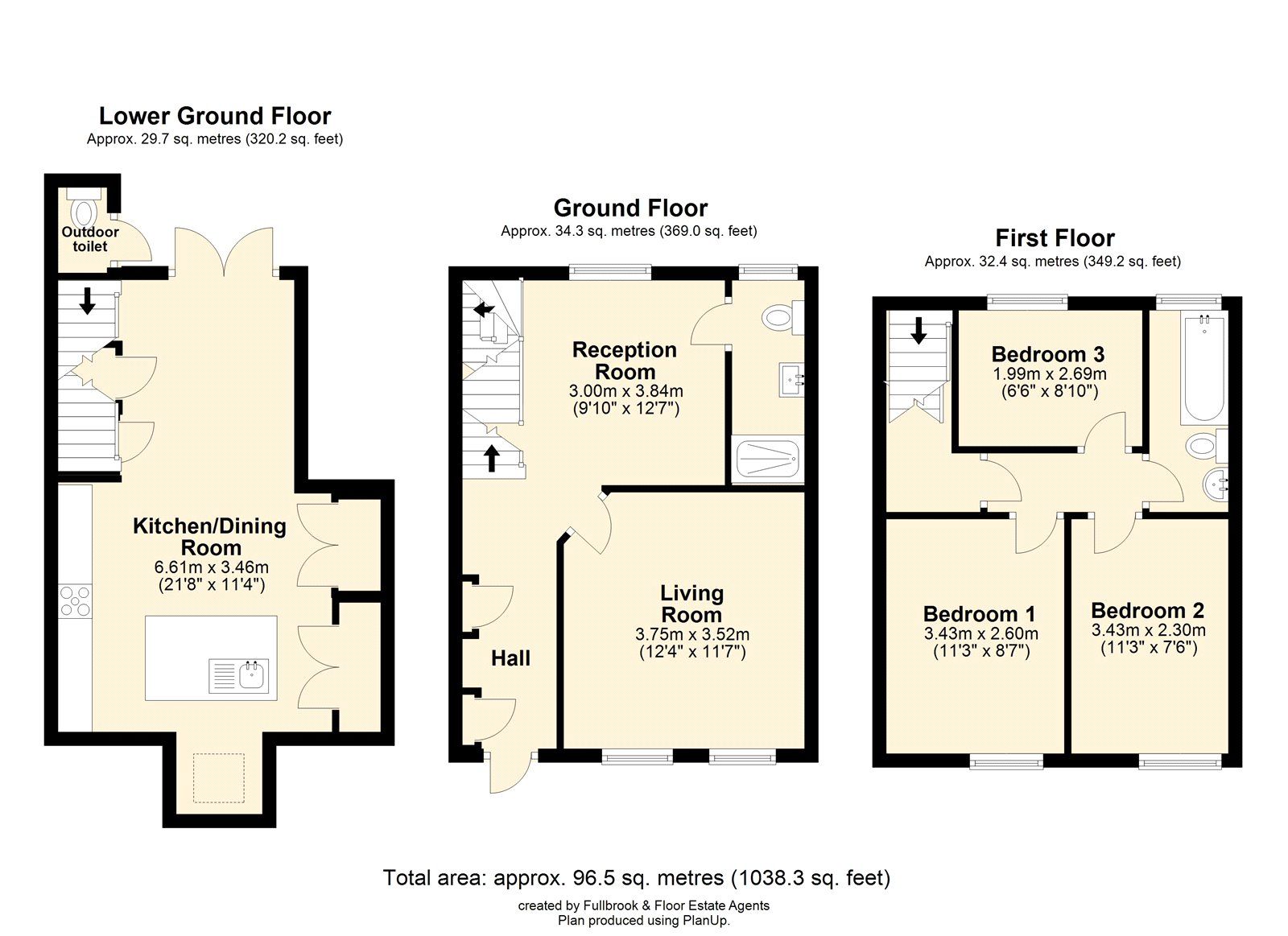 3 bed terraced house for sale in Lattimore Road, St. Albans