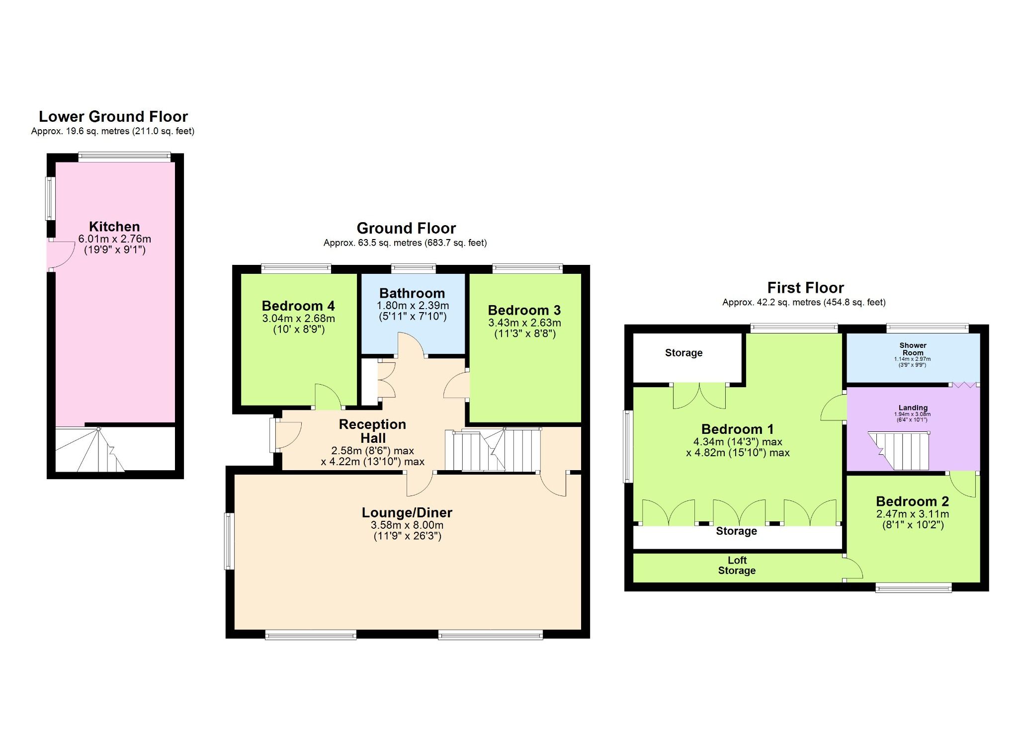 4 bed semidetached house for sale in Northfields Lane, Brixham, Devon