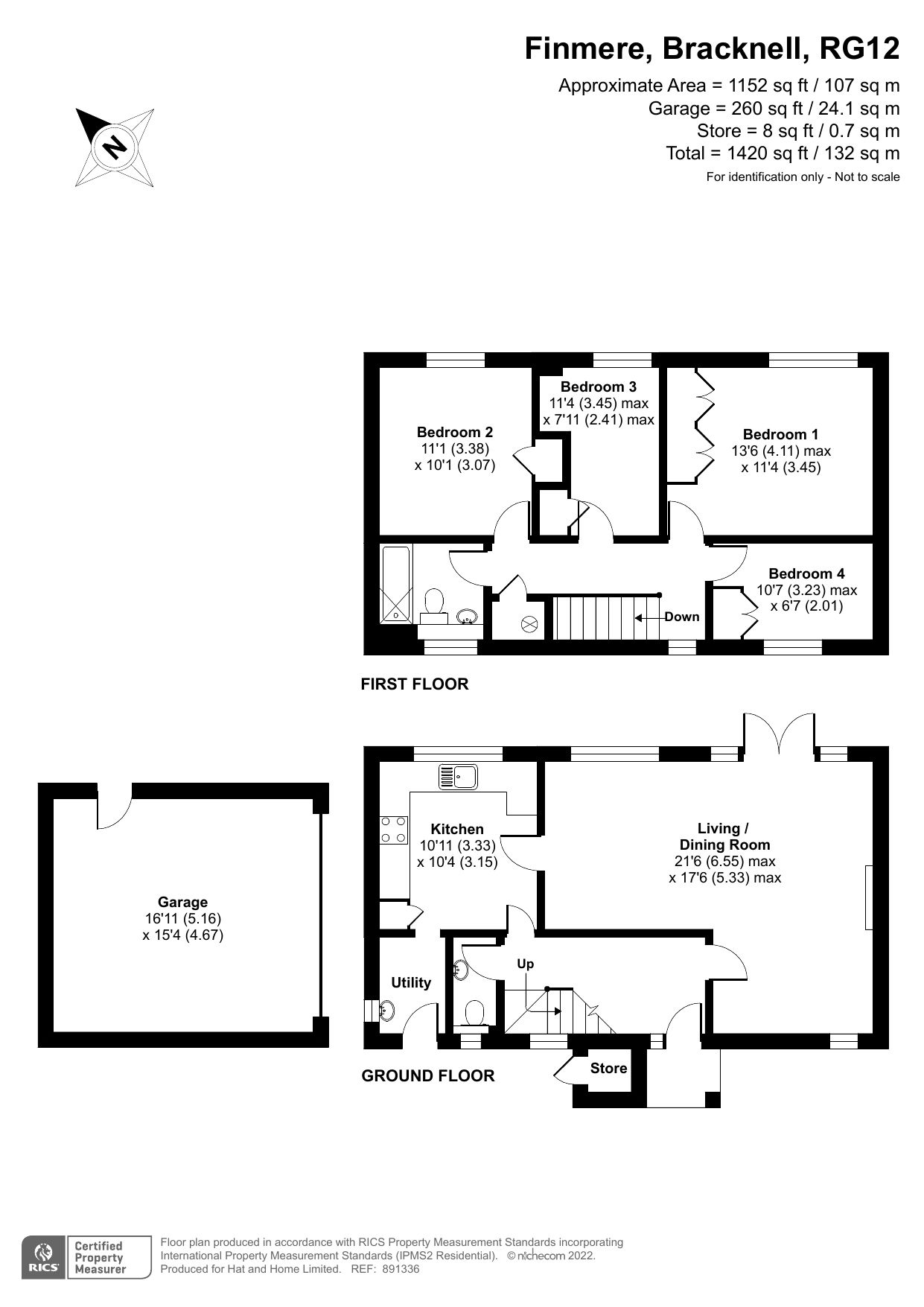 4 bed detached house for sale in Finmere, Bracknell, Berkshire RG12