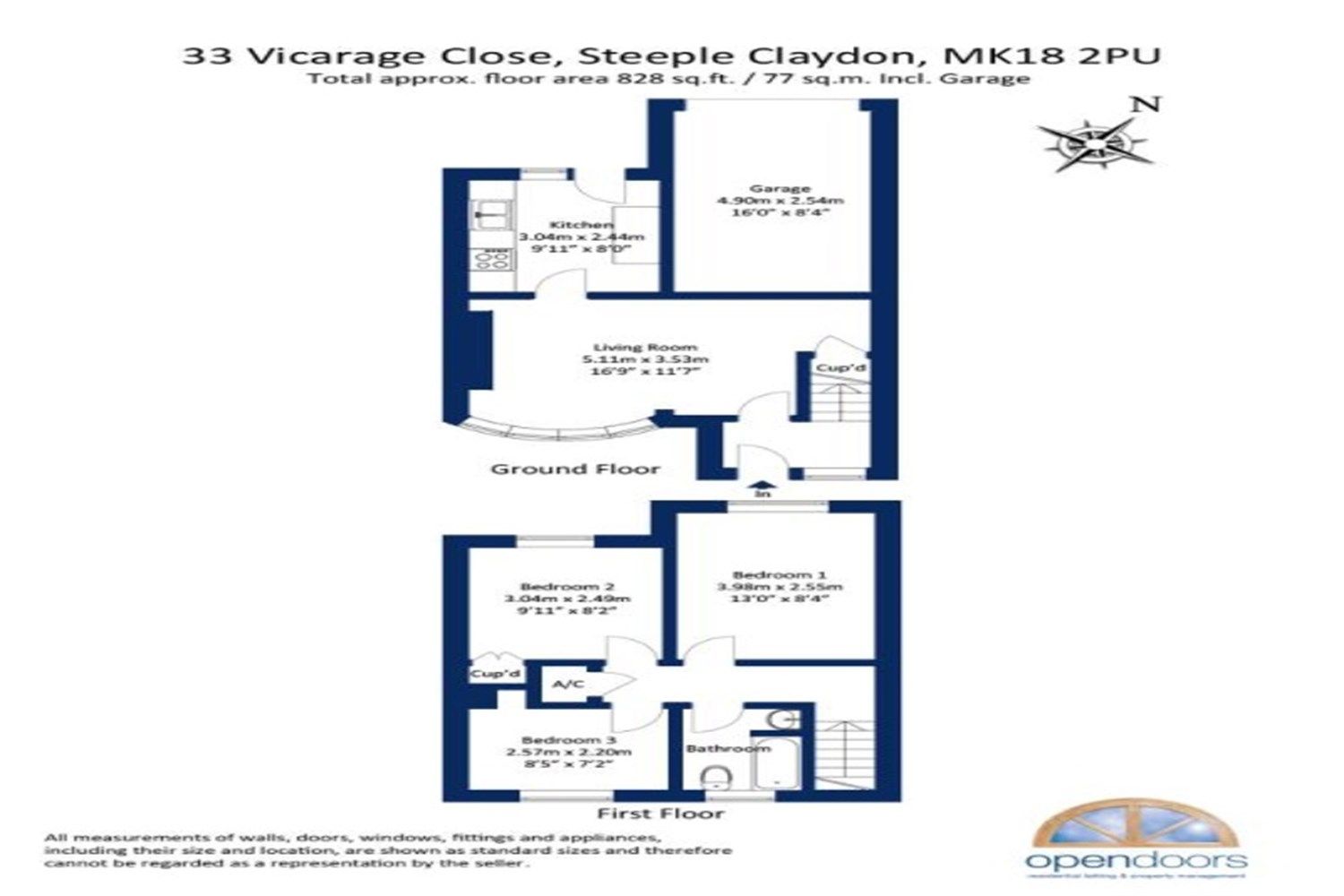 3 bed terraced house to rent in Vicarage Close, Steeple Claydon MK18 Zoopla