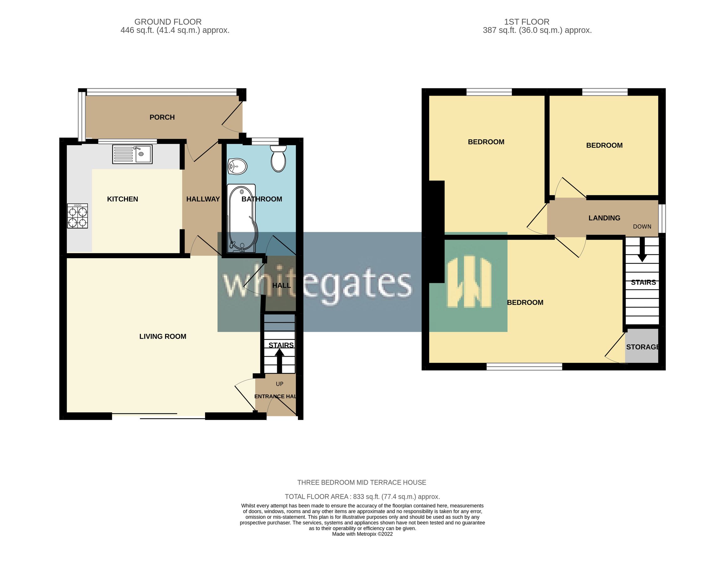 3 bed terraced house for sale in Newstead Mount, Fitzwilliam
