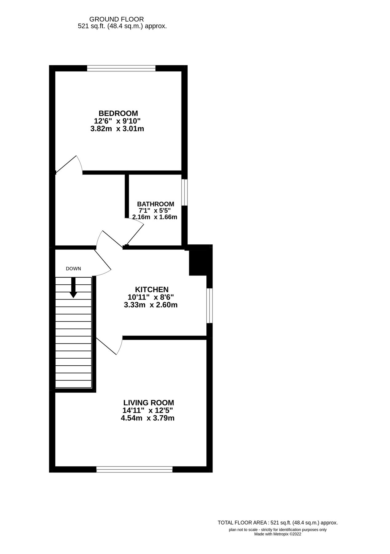 1 bed flat for sale in Apartment 2 Primrose Court, Primrose Drive