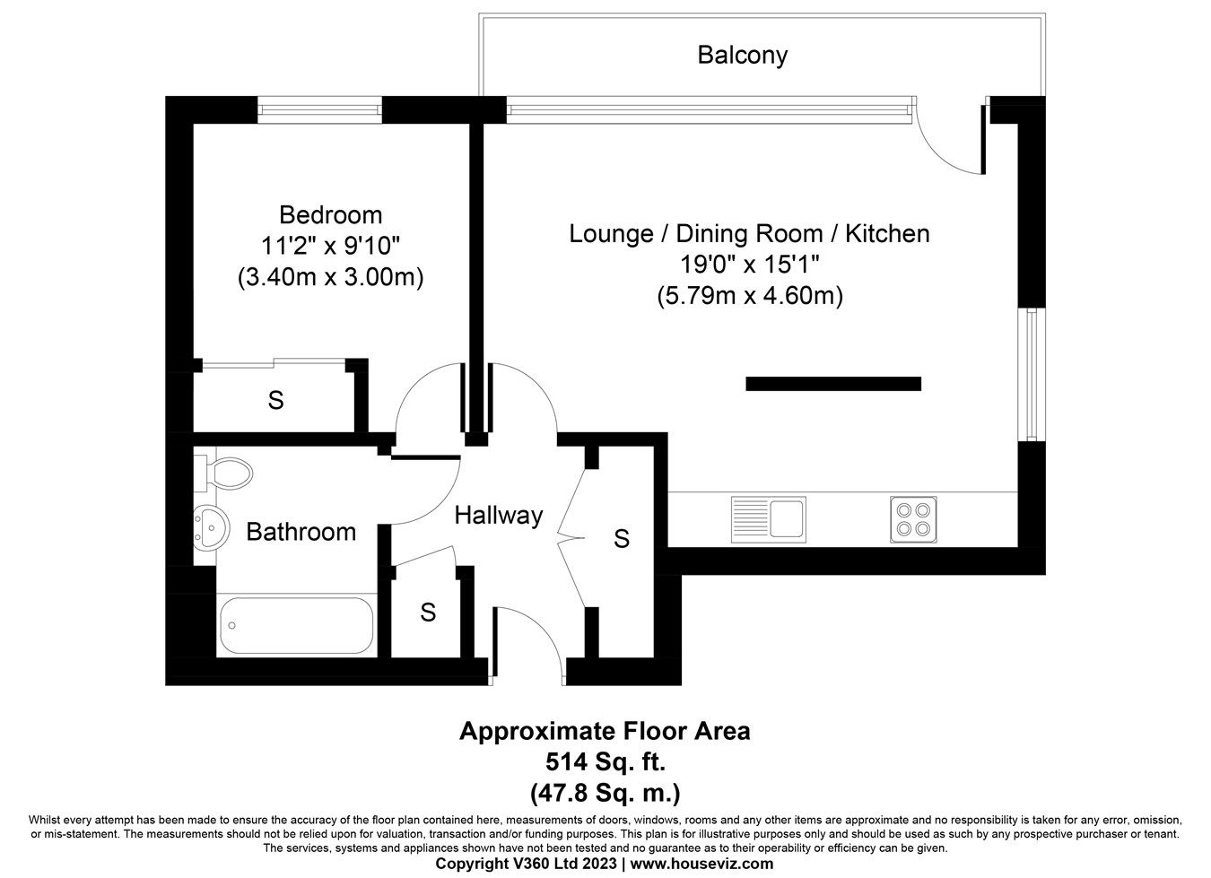 1 bed flat for sale in Ash House, Fairfield Avenue, StainesUponThames