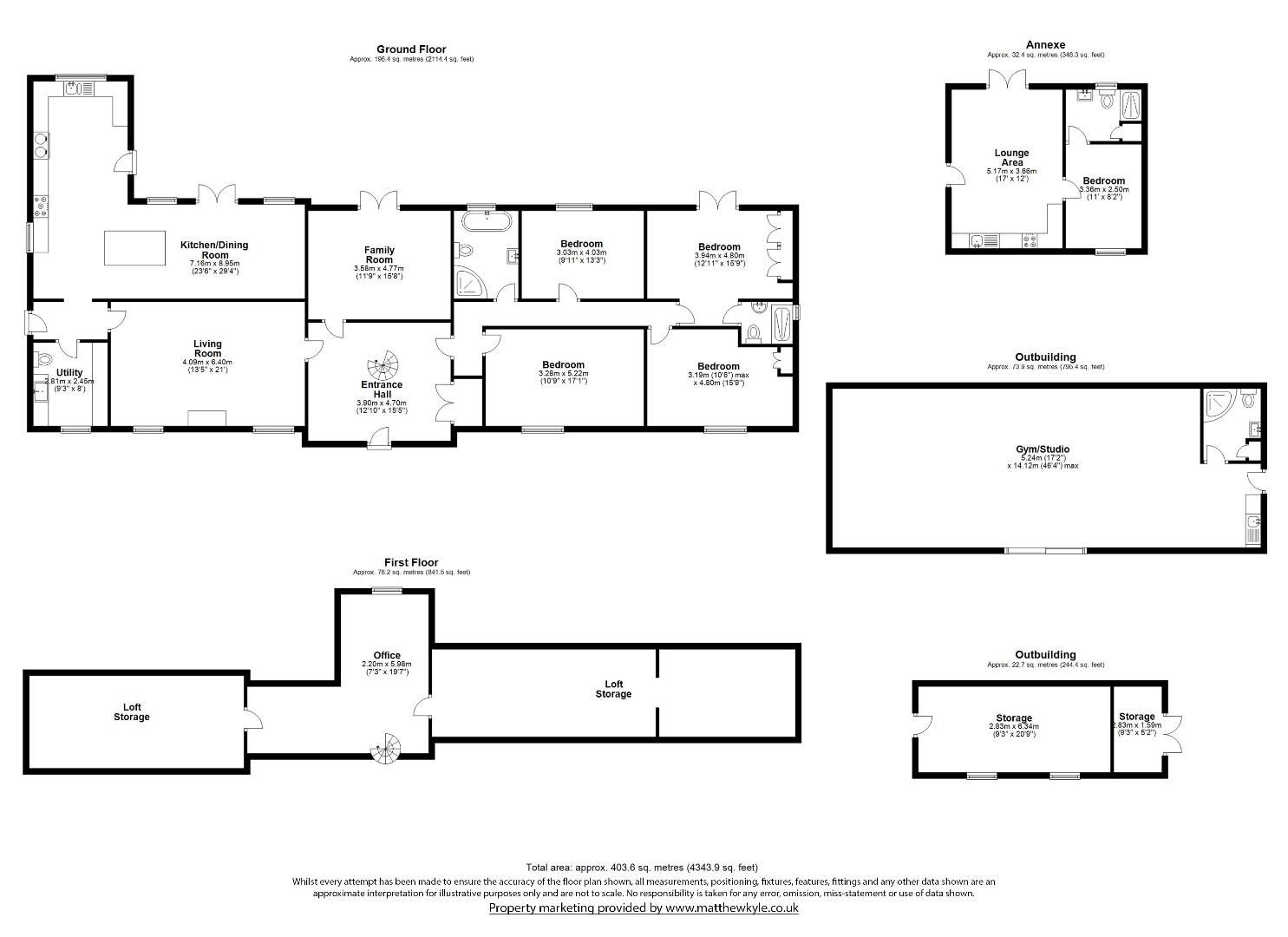 5 bed detached house for sale in Cherry Green Lane, Westmill