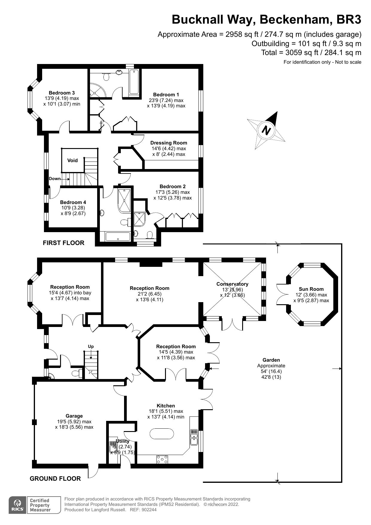 5 bed detached house for sale in Bucknall Way, Park Langley, Beckenham