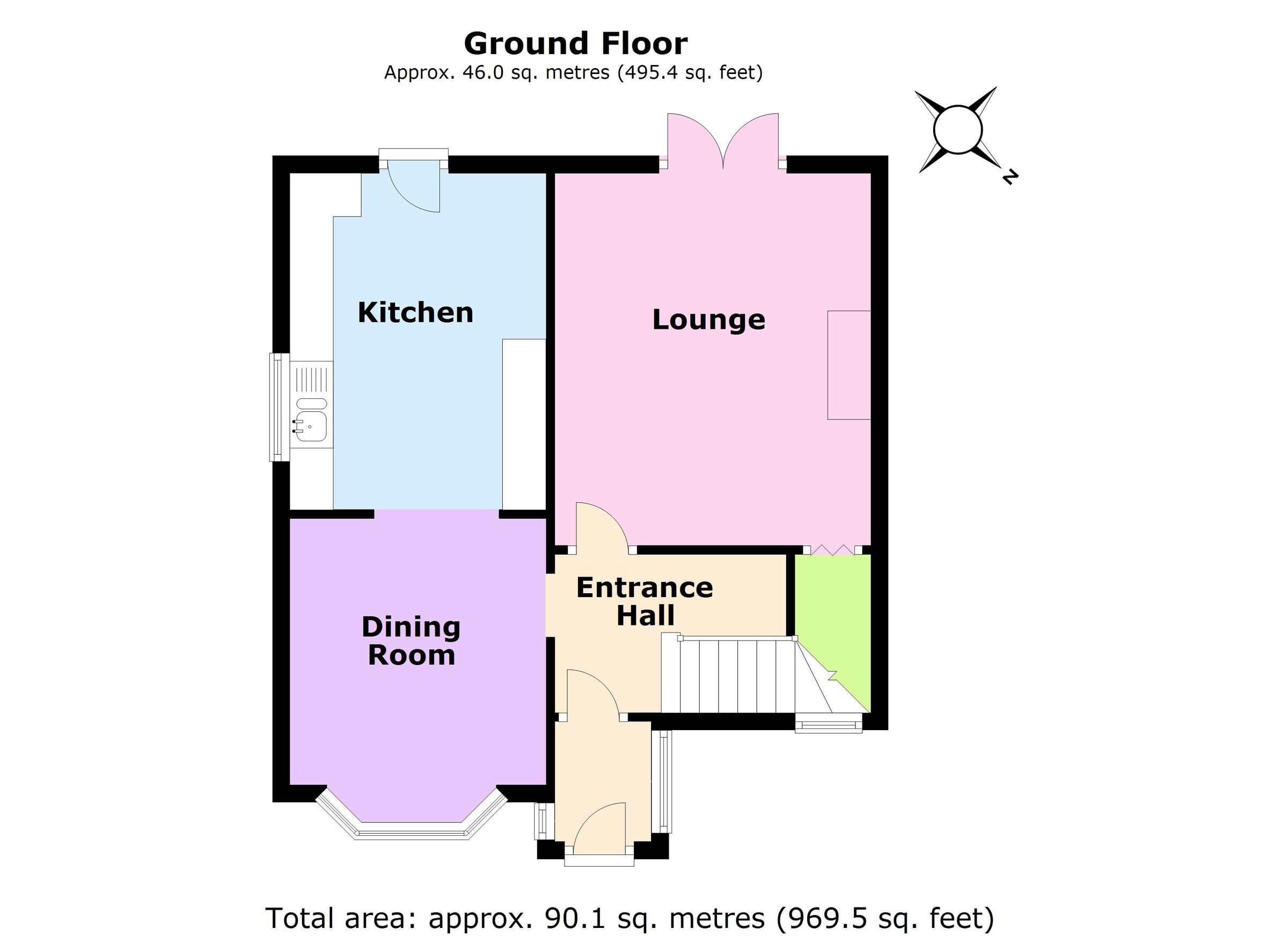 3 bed semidetached house for sale in Irthlingborough Road, Finedon