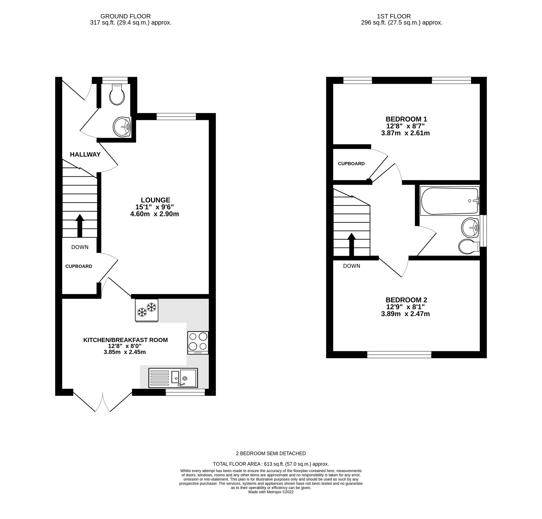 2 bed semidetached house for sale in Sweet Chestnut, Cranbrook, Exeter