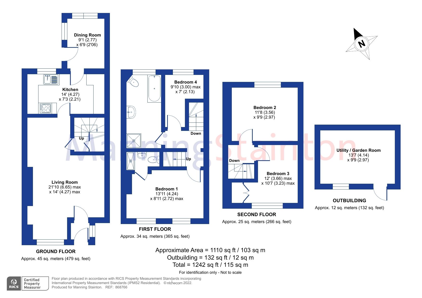 4 bed terraced house for sale in Coupland Road, Garforth, Leeds LS25