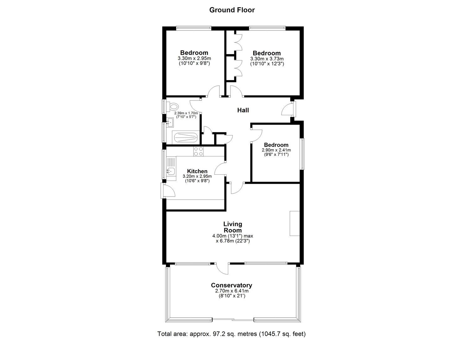 3 bed bungalow for sale in Cottenham Close, East Malling, West Malling
