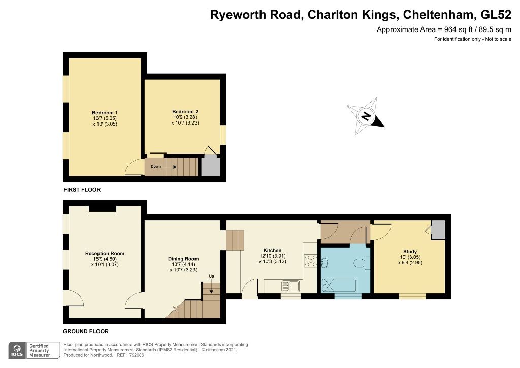 3 bed end terrace house to rent in Ryeworth Road, Charlton Kings GL52