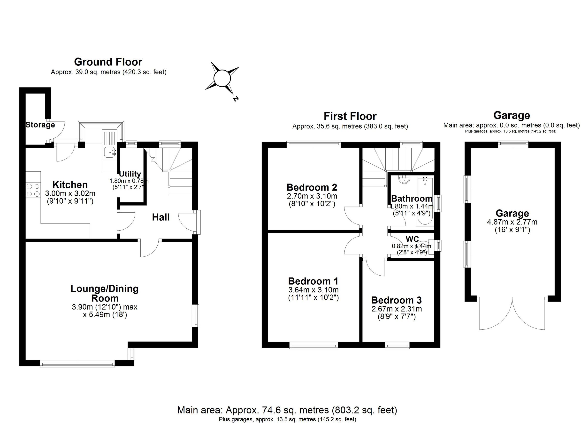 3 bed semidetached house for sale in Bernard Avenue, Appleton