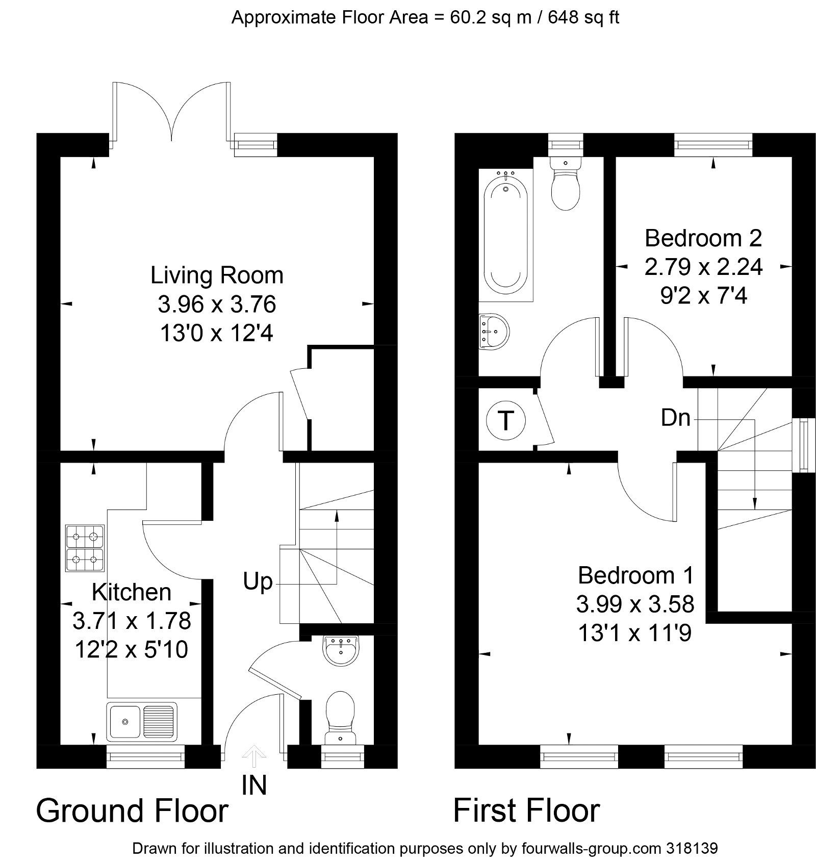 2 bed semidetached house for sale in Florence Gardens, Henwick