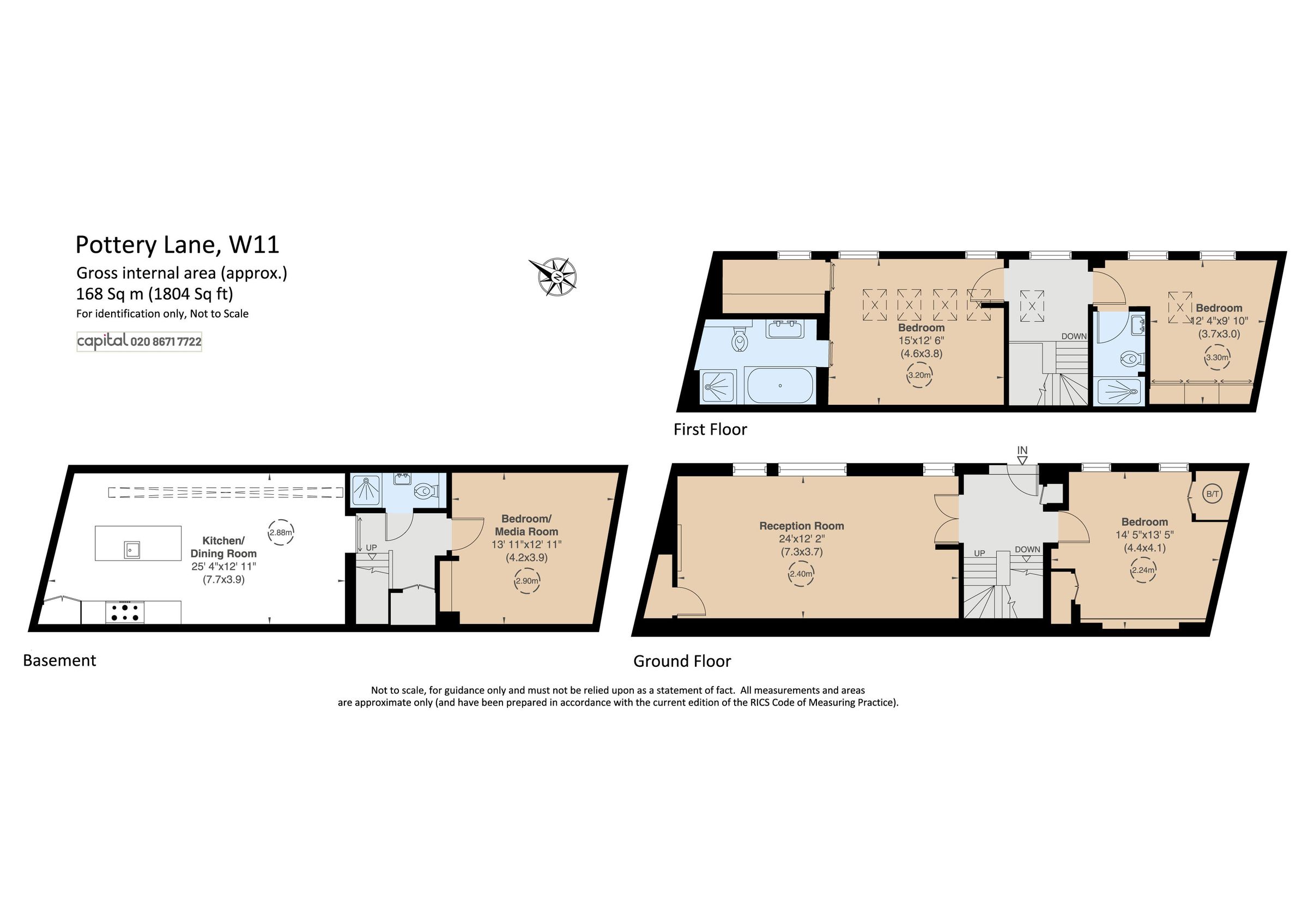 4 bed terraced house for sale in Pottery Lane, Holland Park, London W11