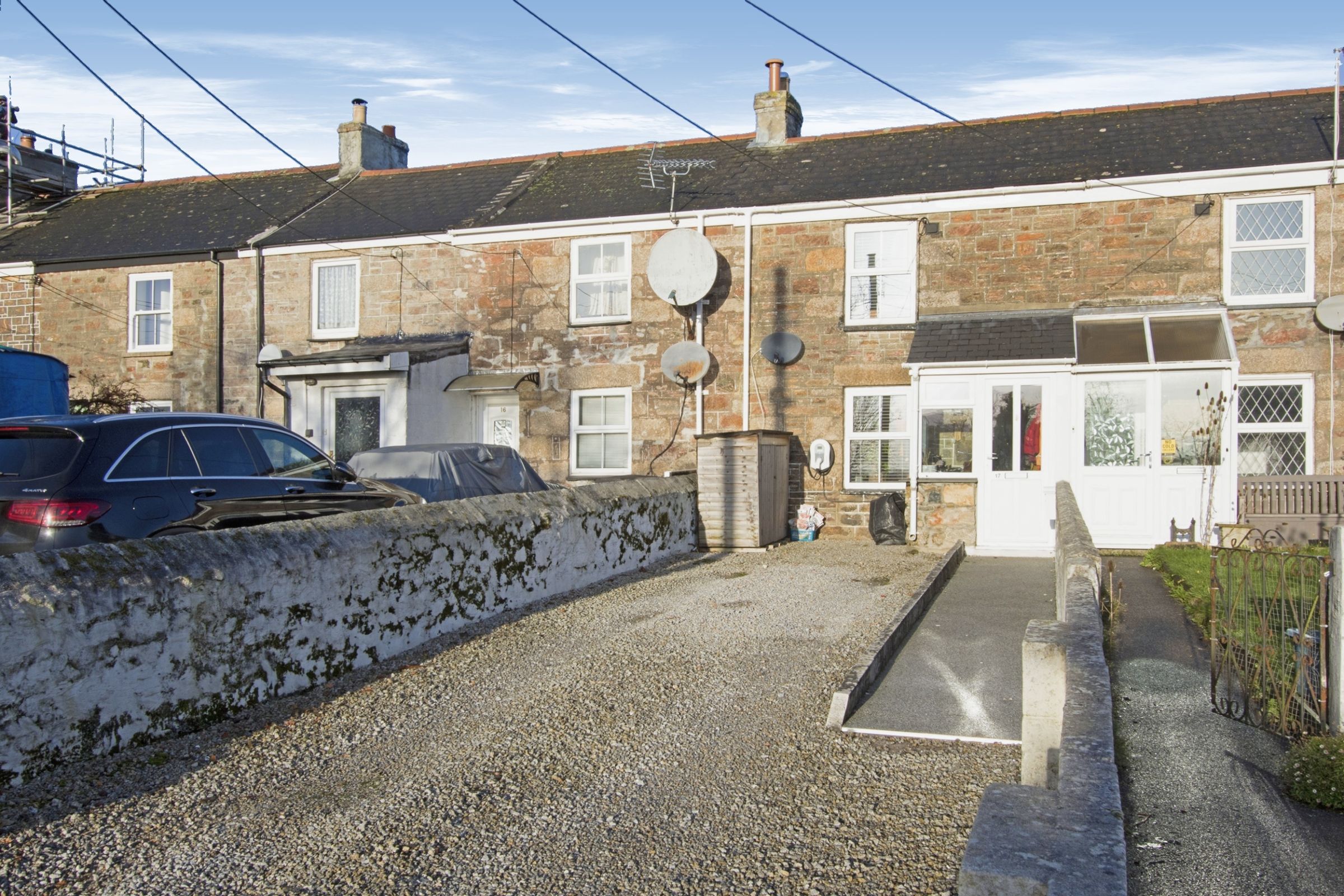 2 bed terraced house for sale in Albion Row, Carharrack, Redruth