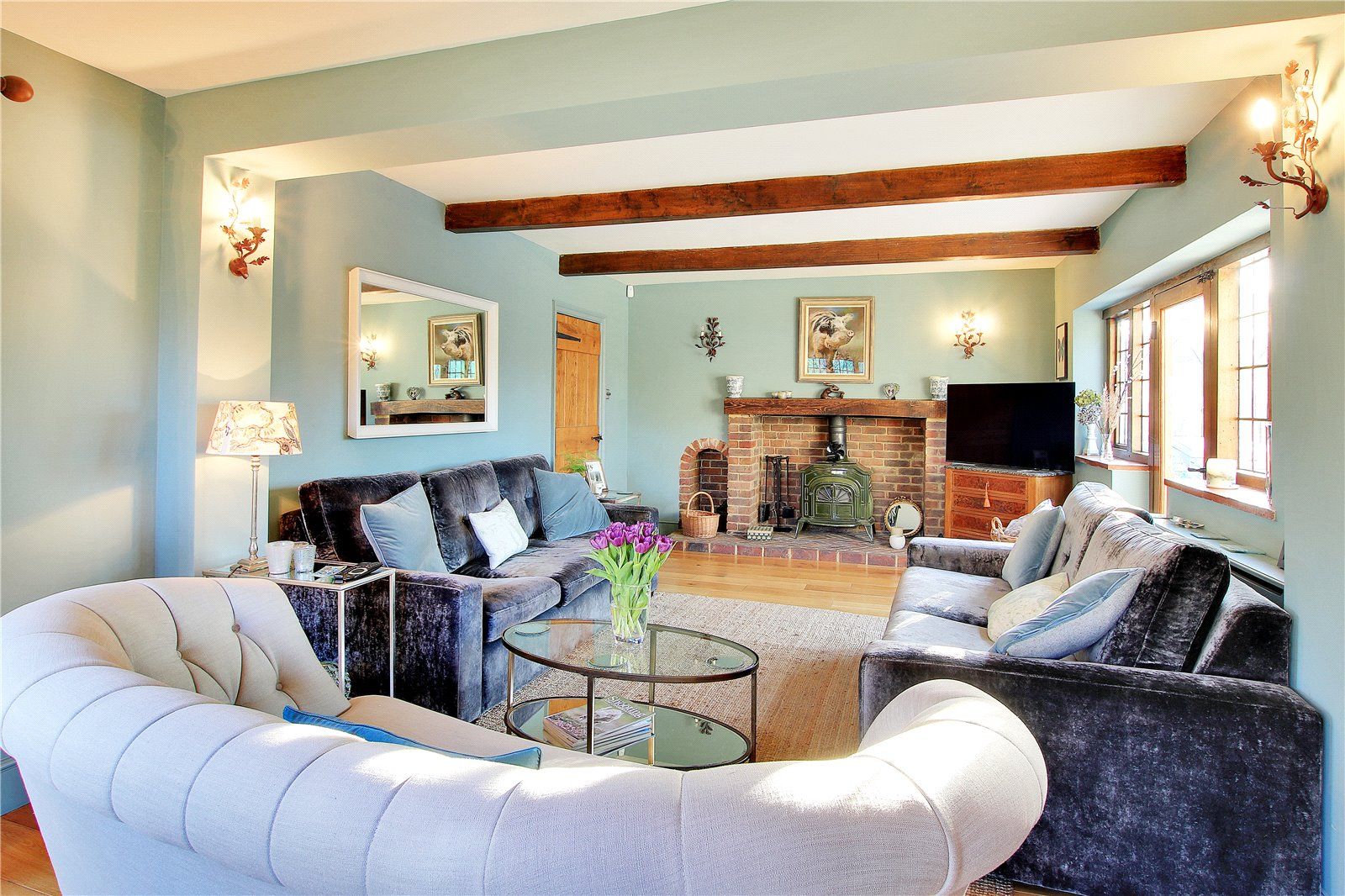 5 bed detached house for sale in Uckfield Lane, Hever, Edenbridge, Kent