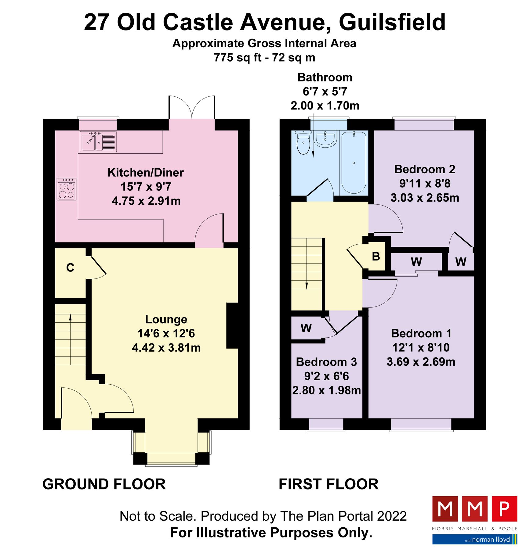 3 bed semidetached house for sale in Oldcastle Avenue, Guilsfield
