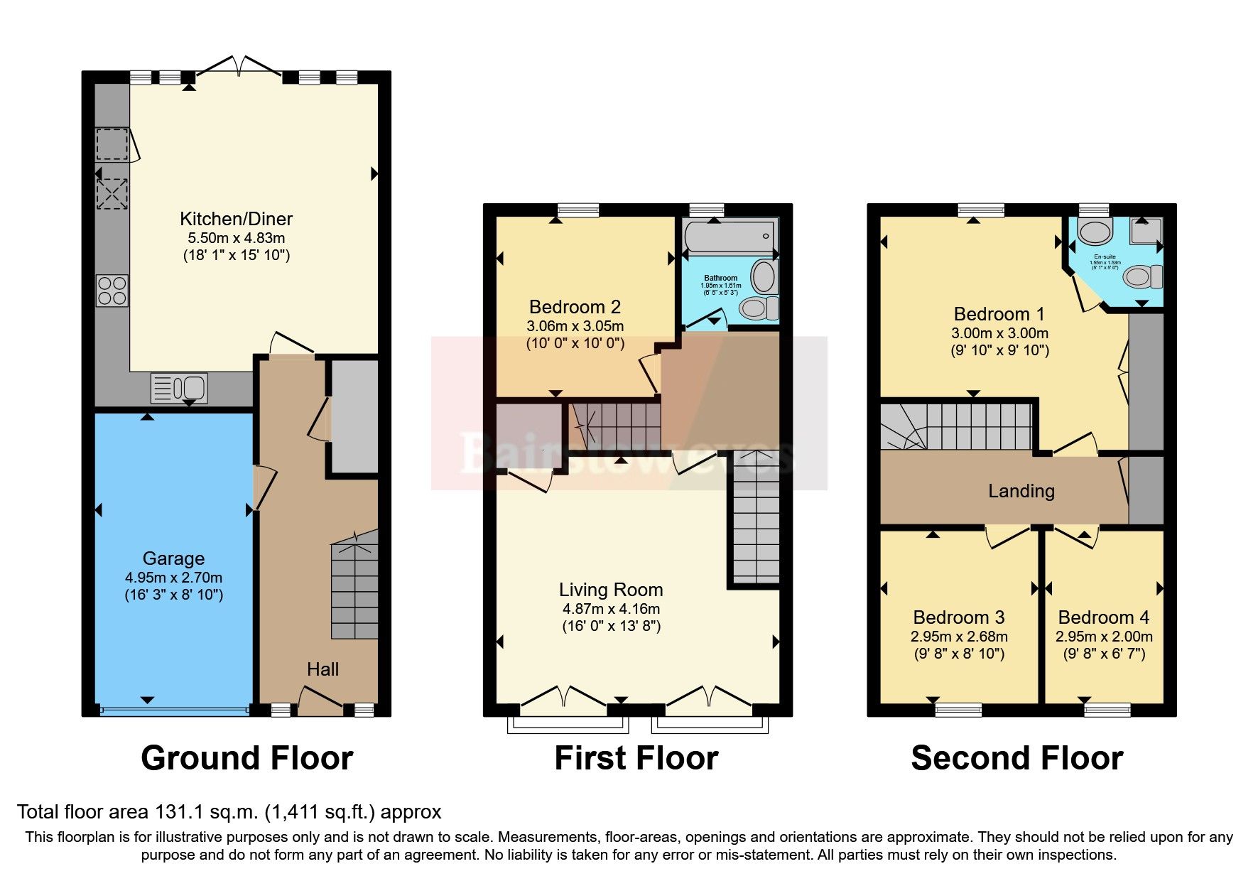4 bed terraced house for sale in Kerry Hill Way, Maidstone, Kent ME14