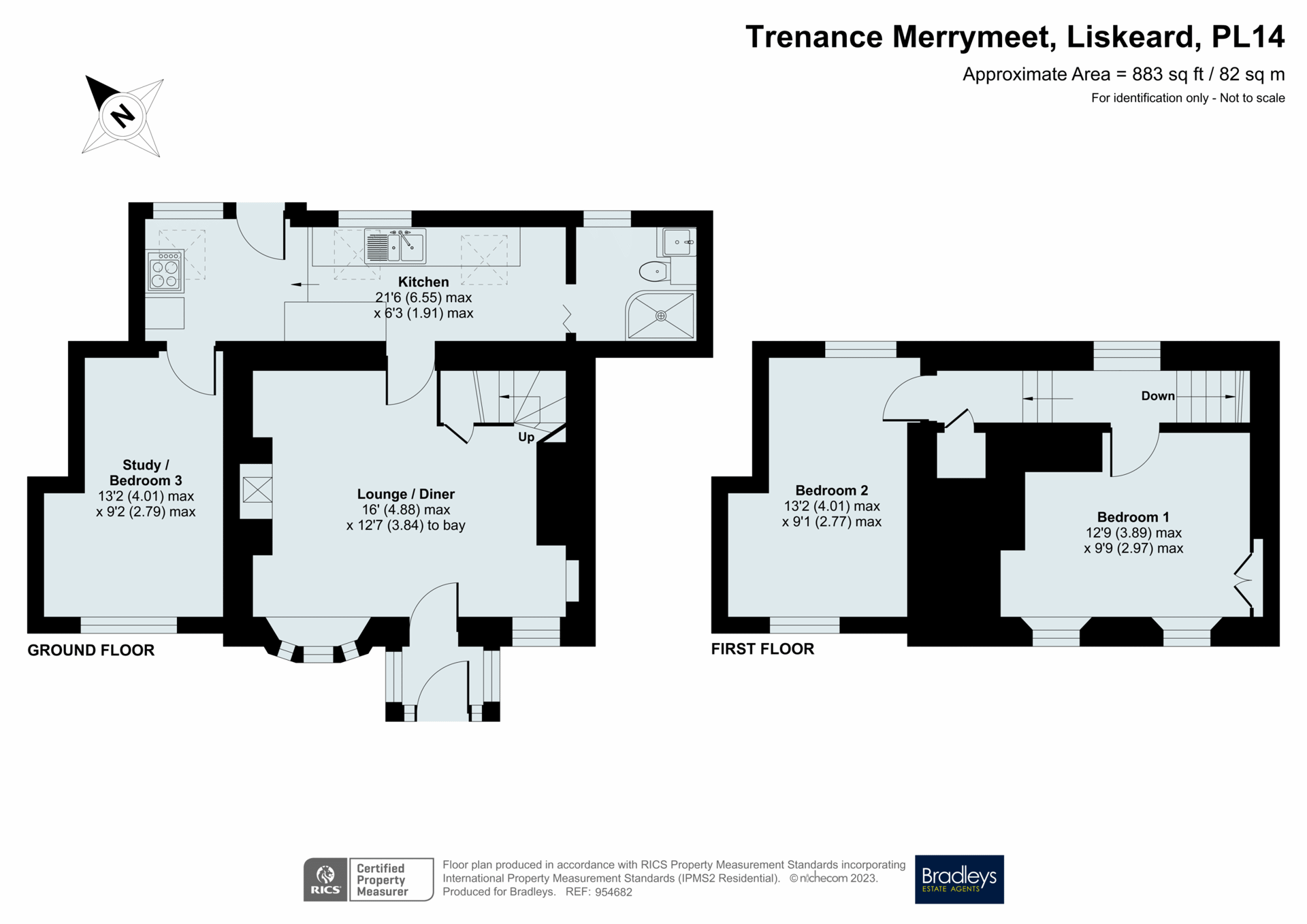 3 bed semidetached house for sale in Merrymeet, Liskeard PL14 Zoopla