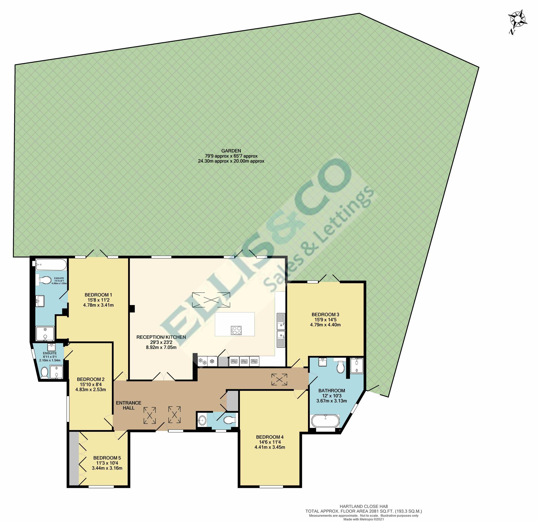 New home, 4 bed bungalow for sale in Hartland Close, Edgware, Middx HA8