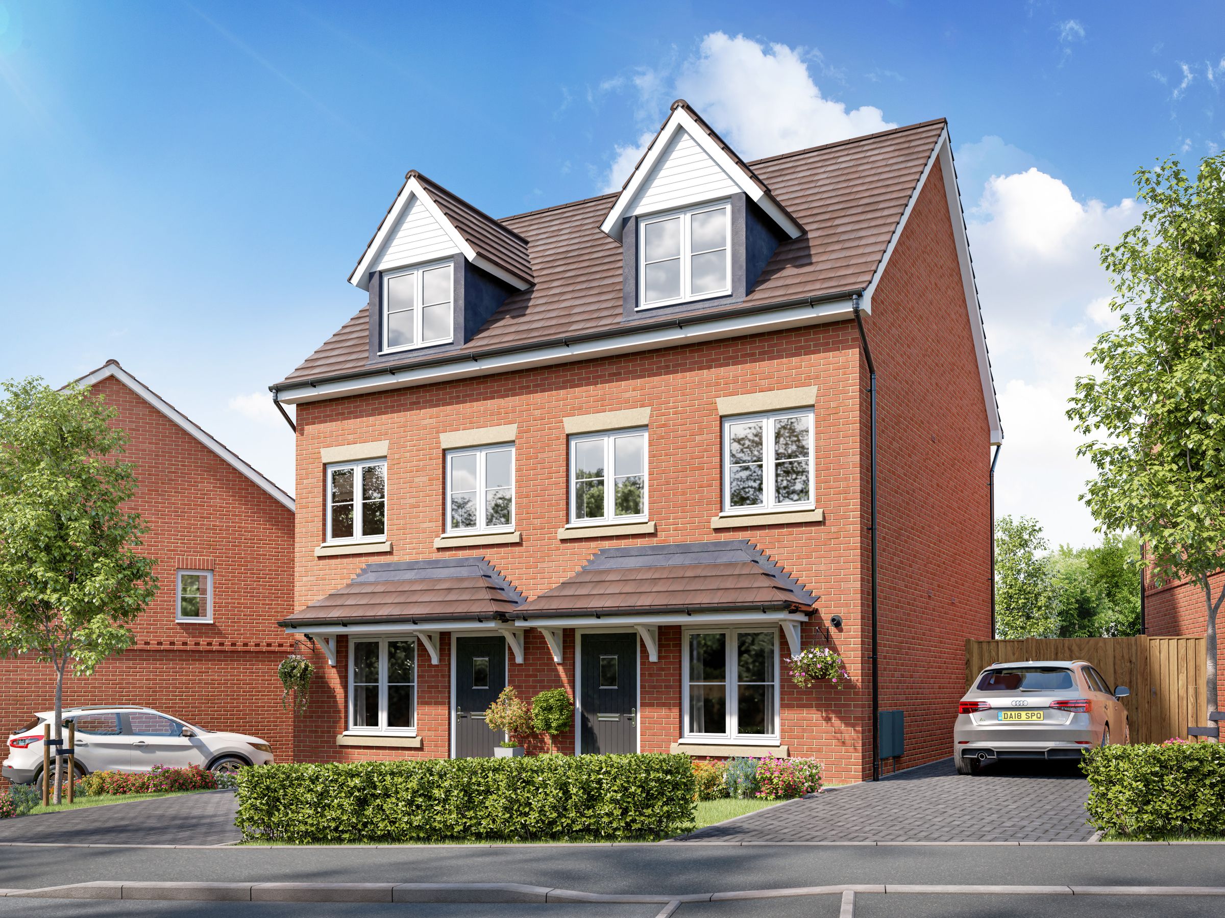 New home, 3 bed semidetached house for sale in Cemetery Road, Sileby