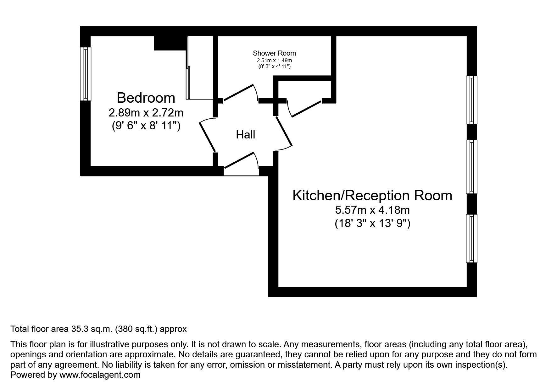 1 bed flat to rent in Broadway, London W13 Zoopla