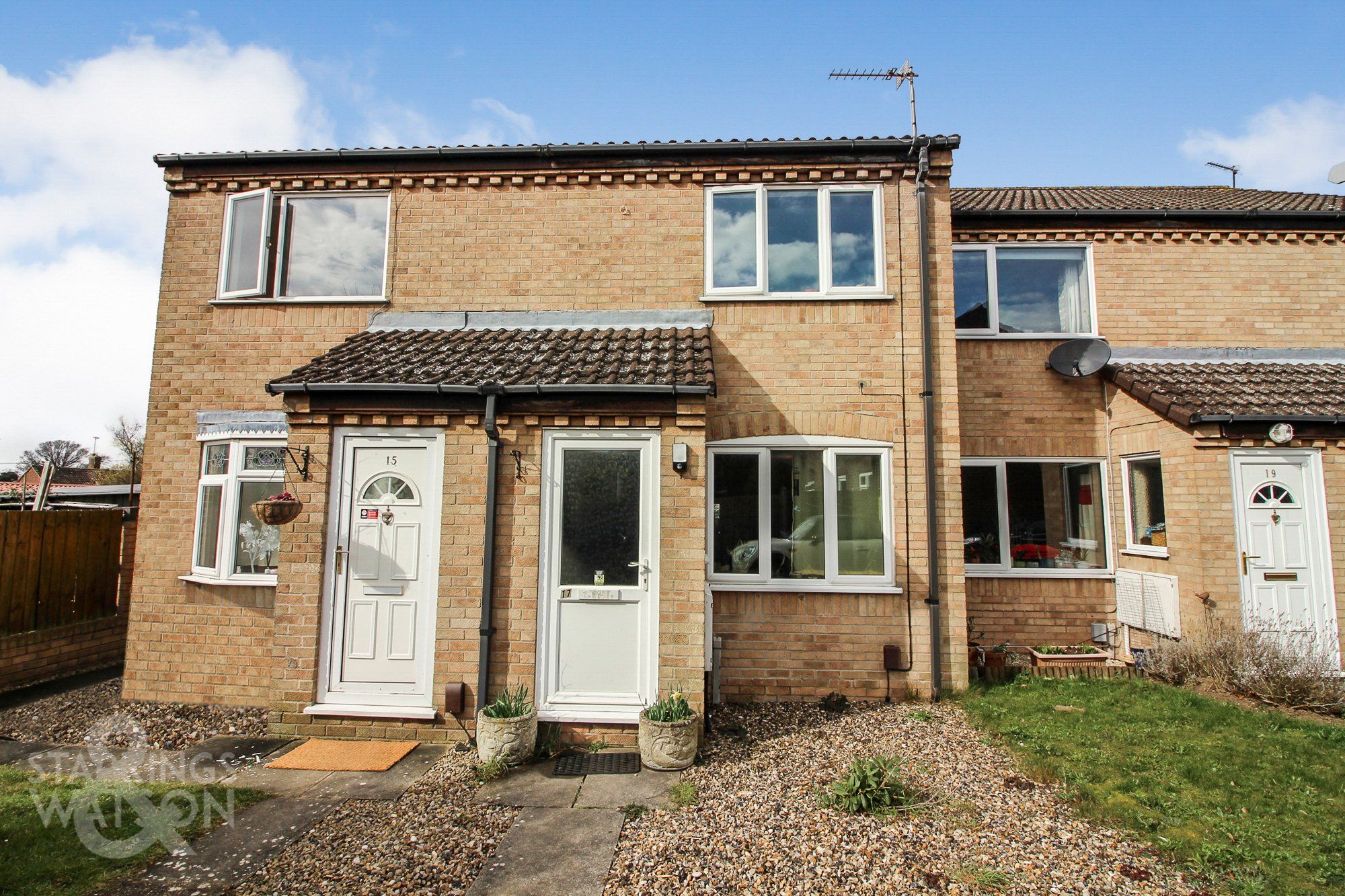 2 bed terraced house for sale in White Gates, Costessey, Norwich NR5