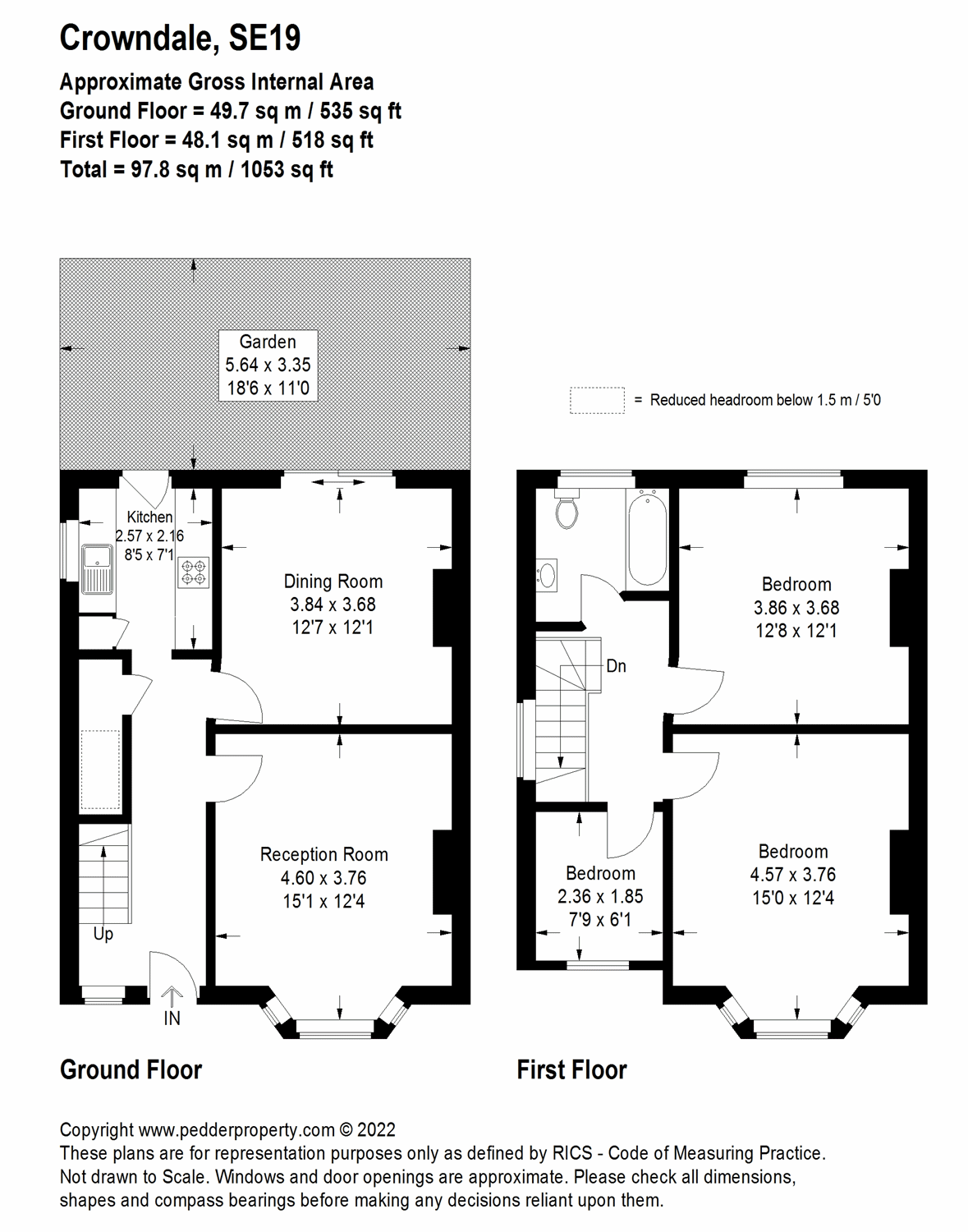 3 bed semidetached house for sale in Crown Dale, Upper Norwood, London