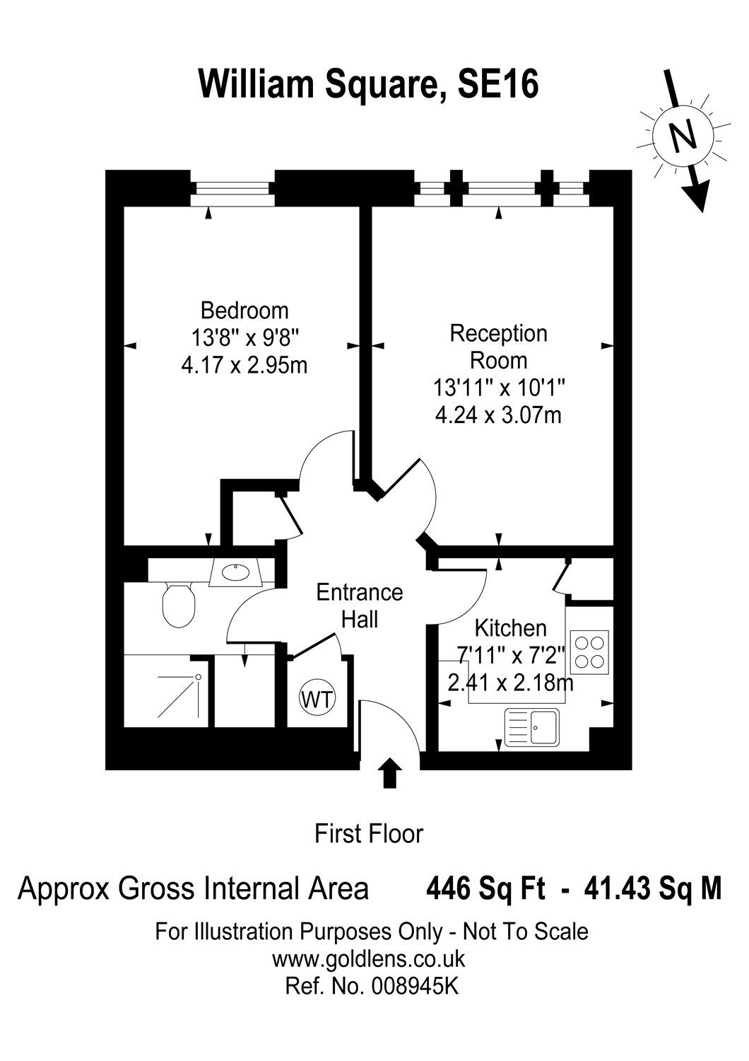 1 bed flat for sale in William Square, London SE16 Zoopla