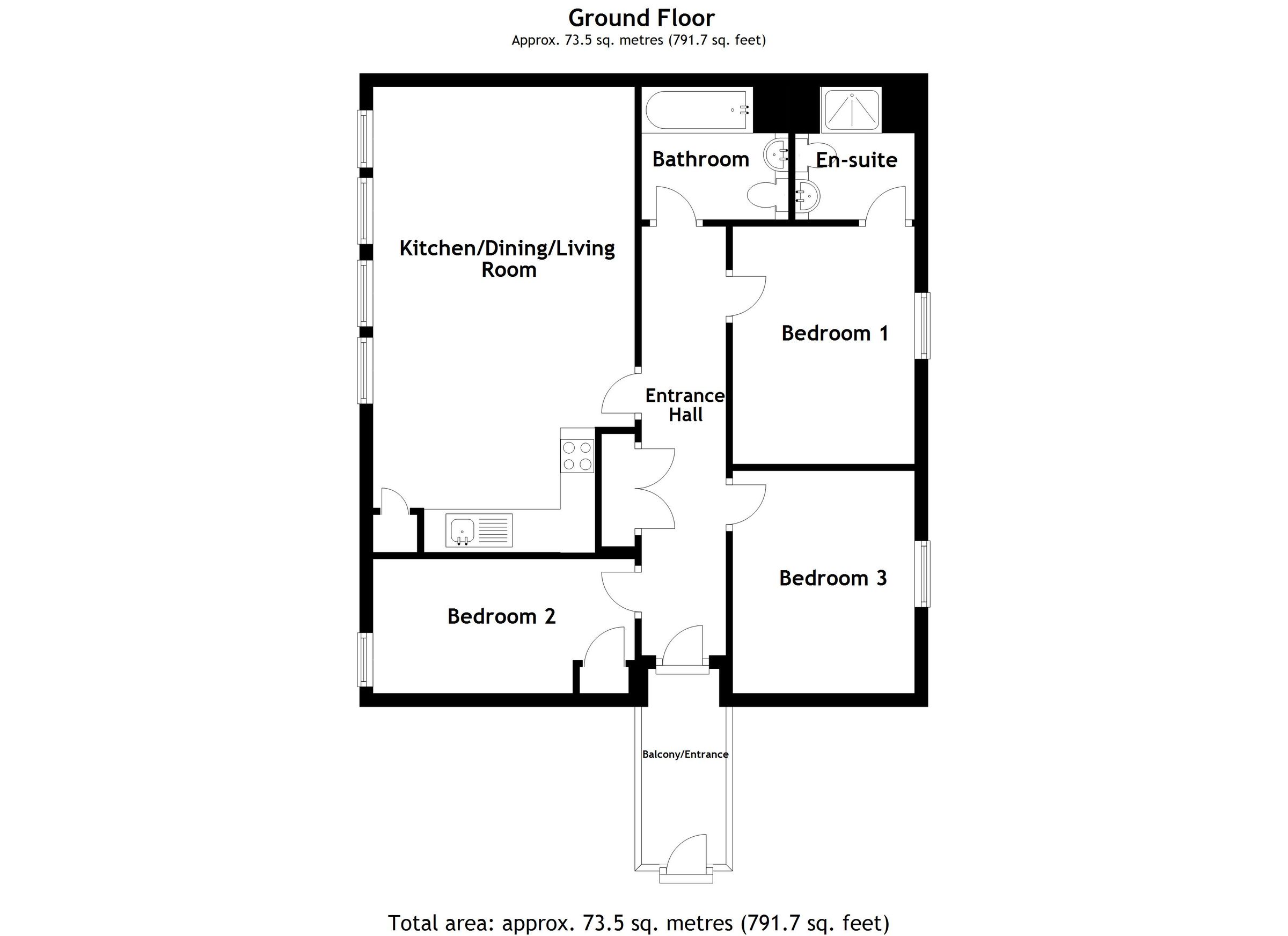 3 bed flat to rent in North Square, Newhall, Harlow, Essex CM17 Zoopla