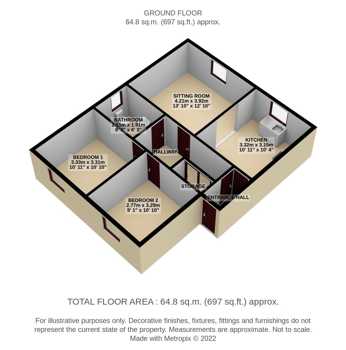 2 bed flat for sale in Princes Street, Thurso KW14 Zoopla