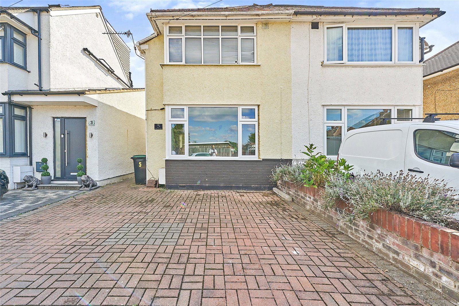 2 bed semidetached house for sale in Oakcroft Villas, Chessington KT9