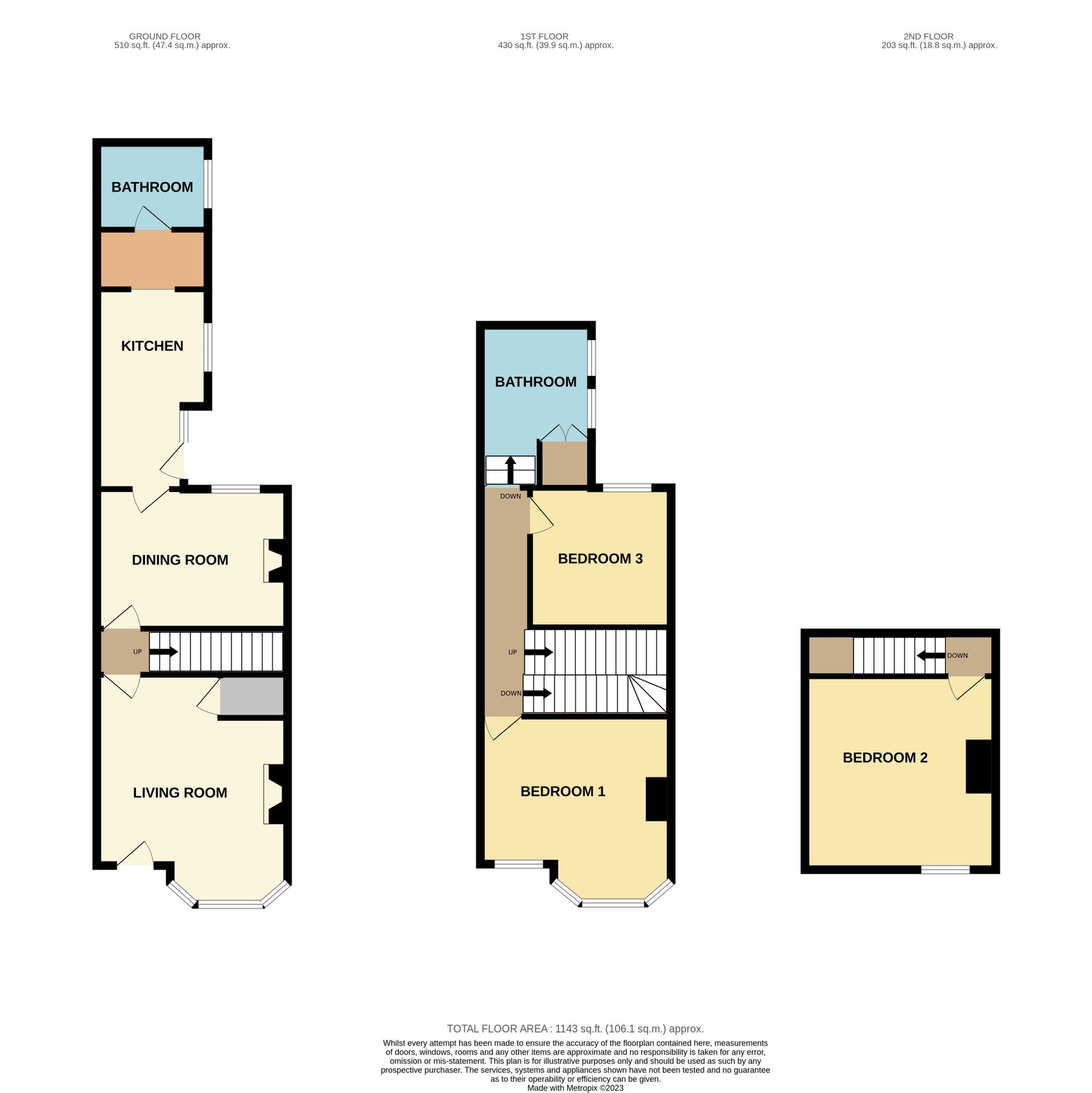 3 bed end terrace house for sale in Lodge Road, Redditch