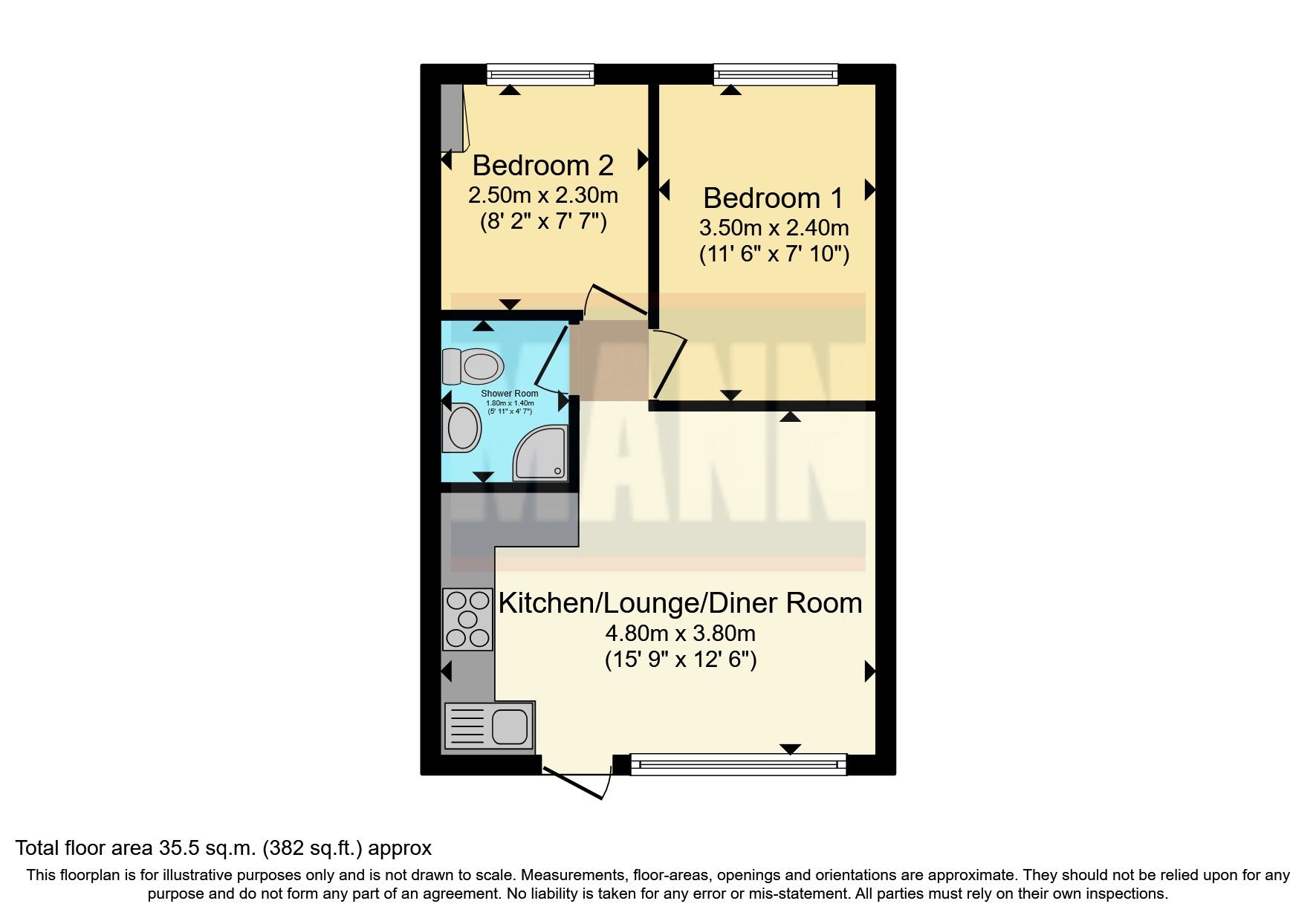 2 bed flat for sale in Sheppey Beach Villas, Manor Way, LeysdownOnSea