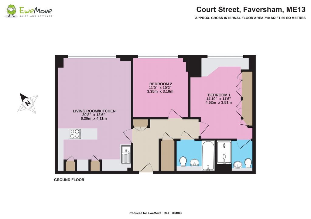 2 bed flat for sale in Court Street, Faversham ME13 Zoopla