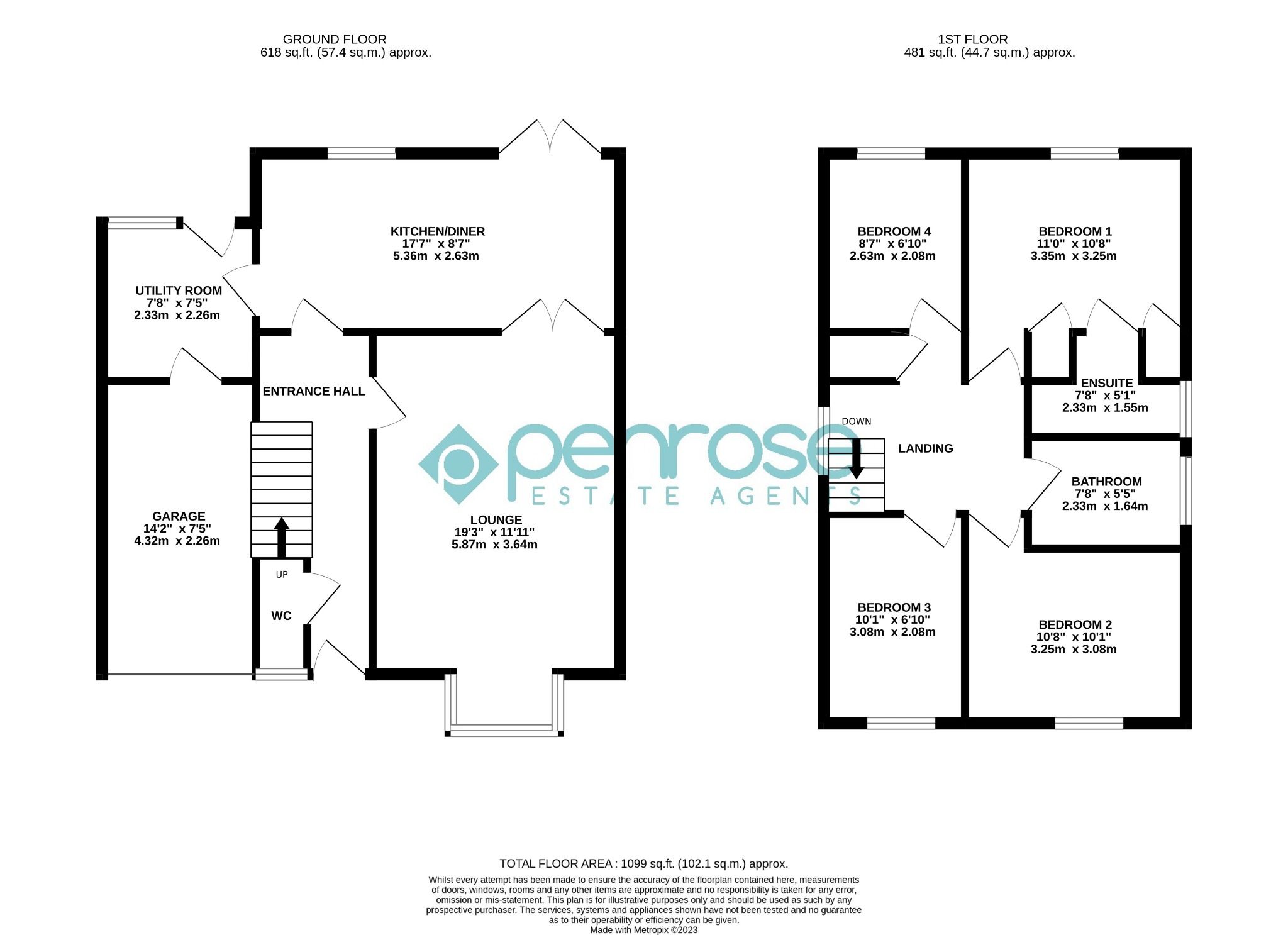 4 bed detached house for sale in Dexter Close, Luton, Bedfordshire LU3