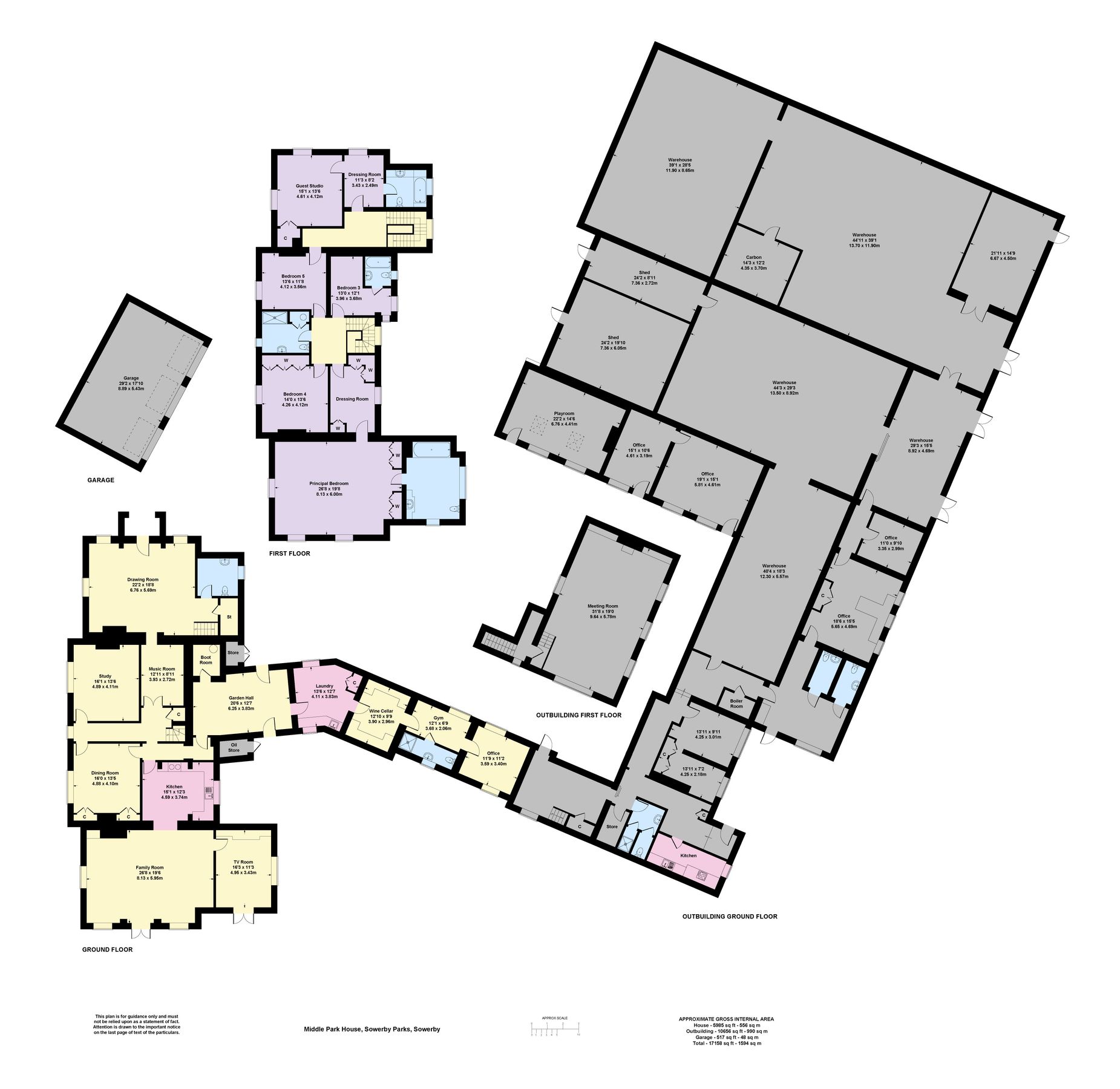 5 bed detached house for sale in Sowerby, Thirsk, North Yorkshire YO7