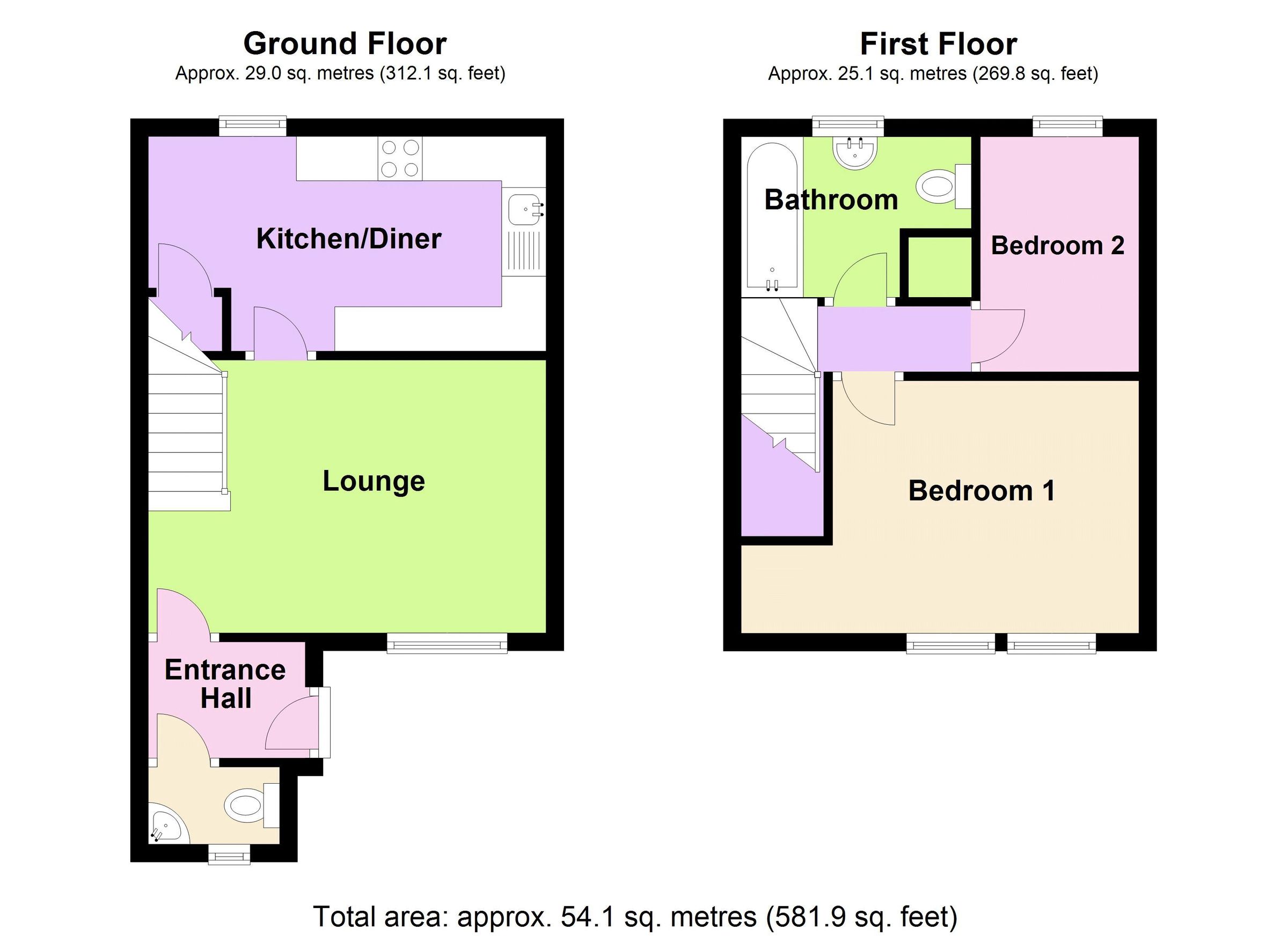 2 bed terraced house to rent in Dymott Square, Hilperton, Trowbridge BA14 Zoopla