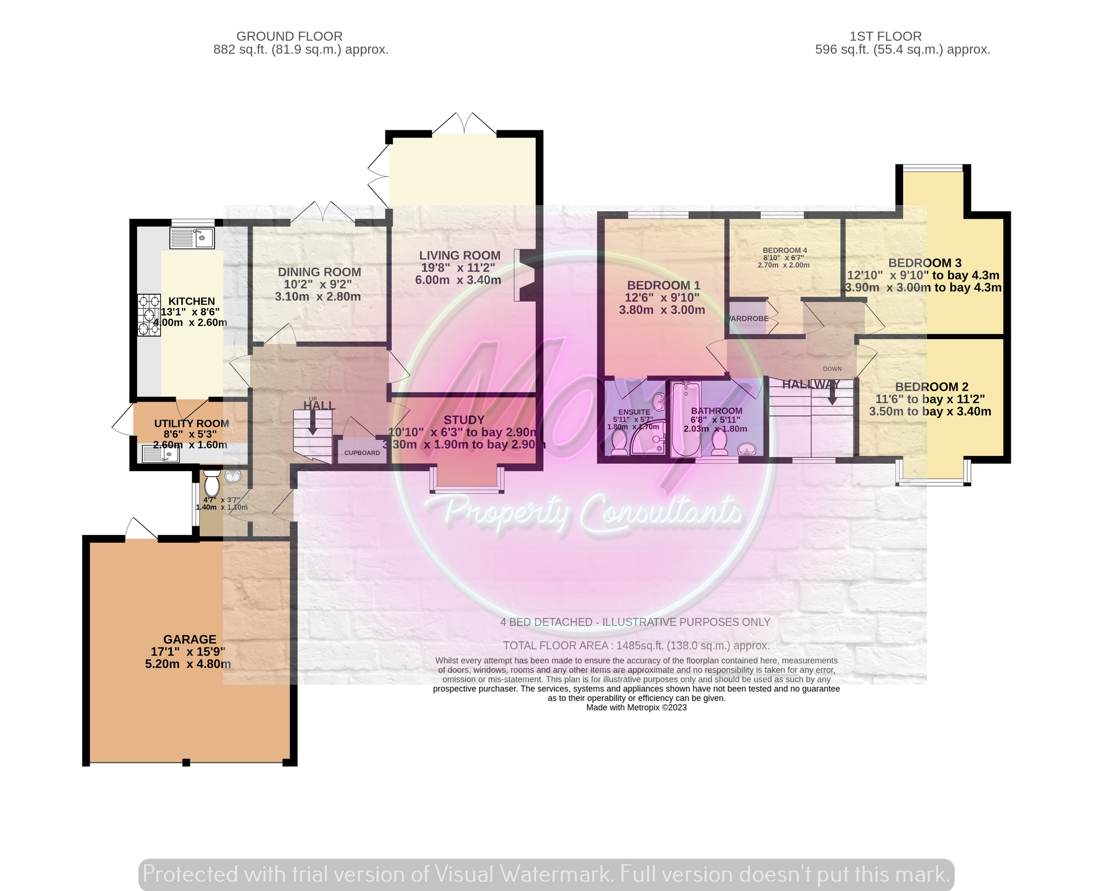 4 bed detached house for sale in Low Meadow, Halling, Rochester. Kent