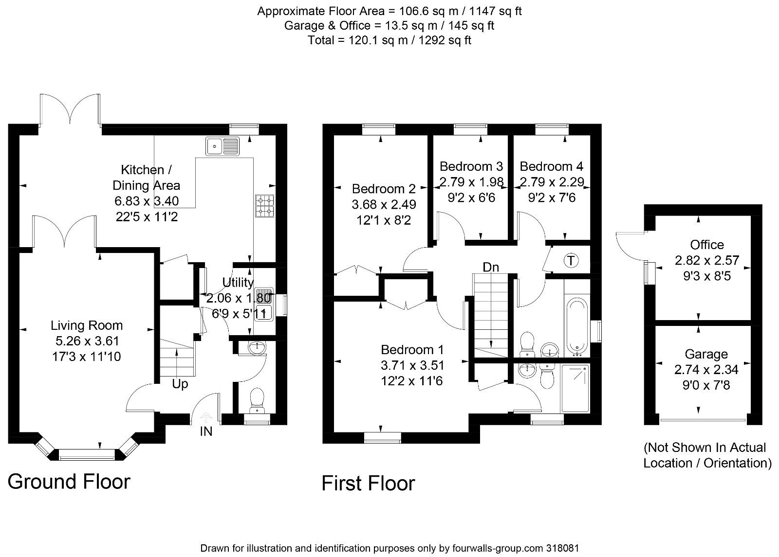 4 bed detached house for sale in Cowslip Crescent, Thatcham RG18 Zoopla
